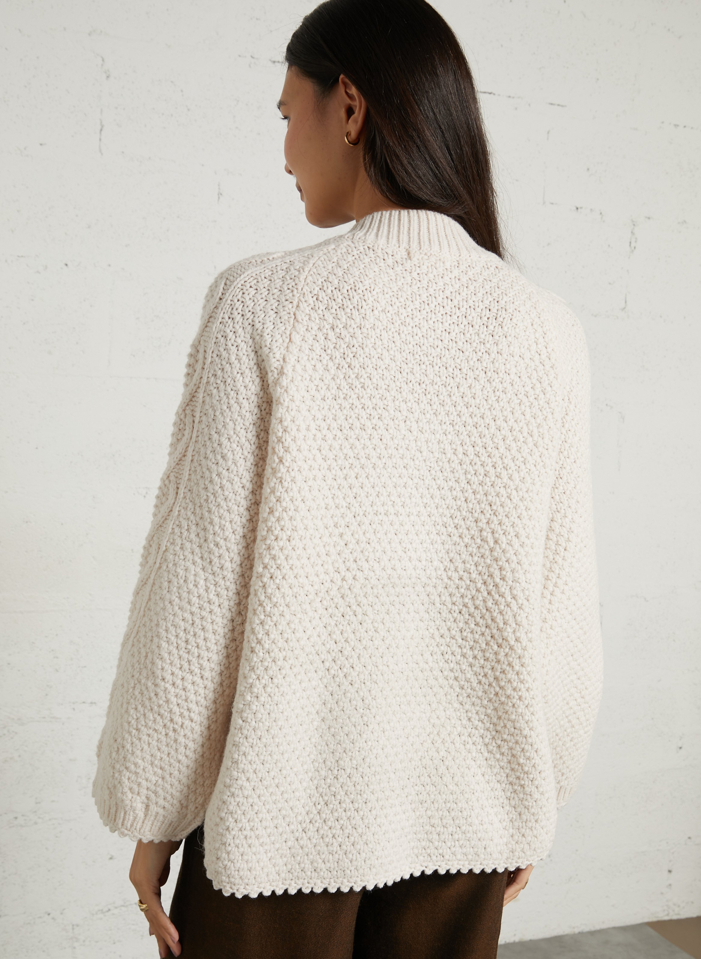 Vest met ronde hals LOUISE MISHA Beige