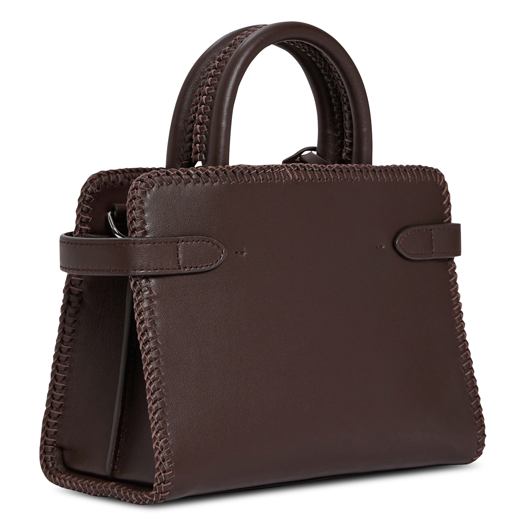 Leather shoulder bag LE TANNEUR Brown