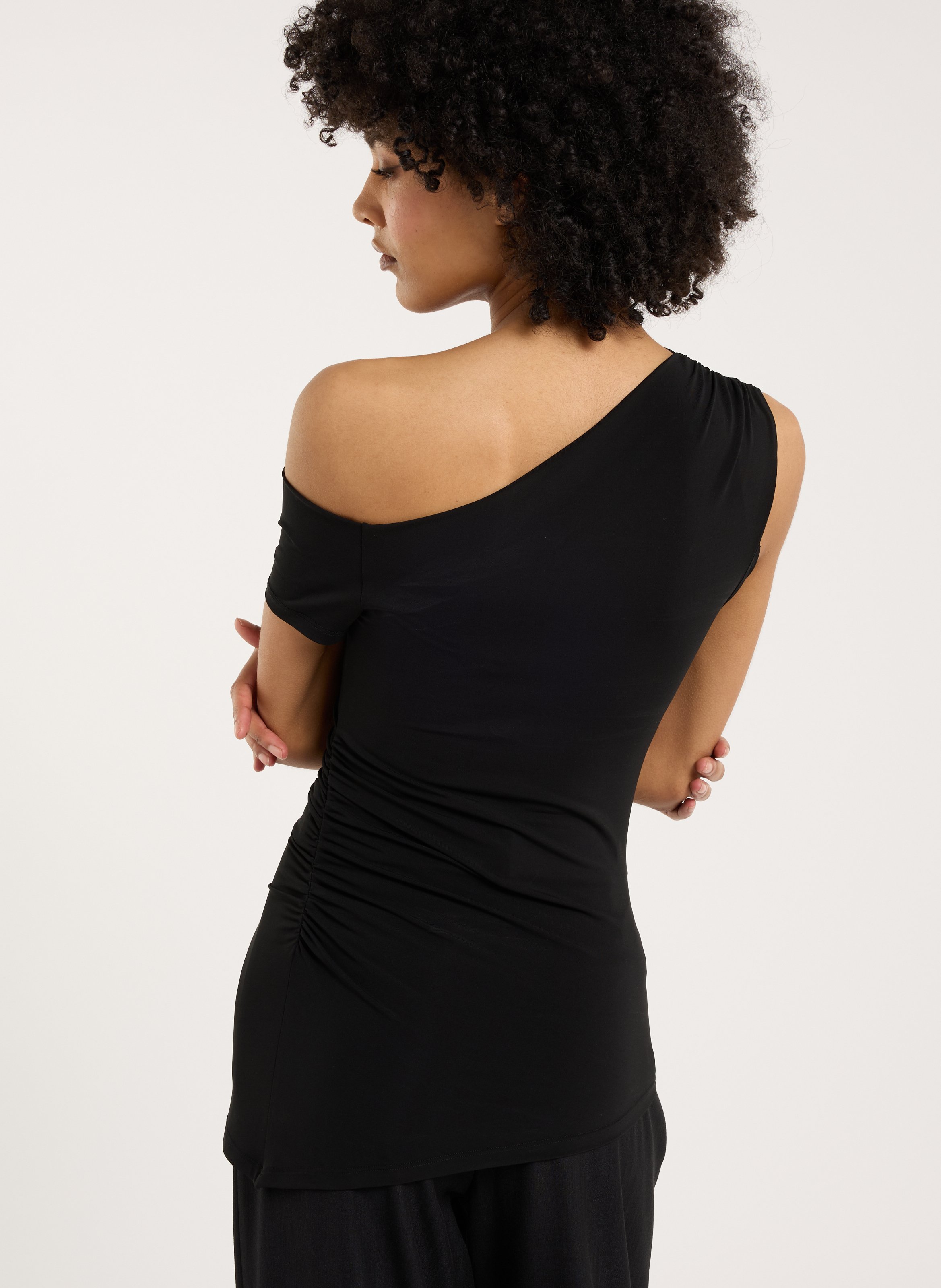 Top asymétrique SAISON 1865 Noir