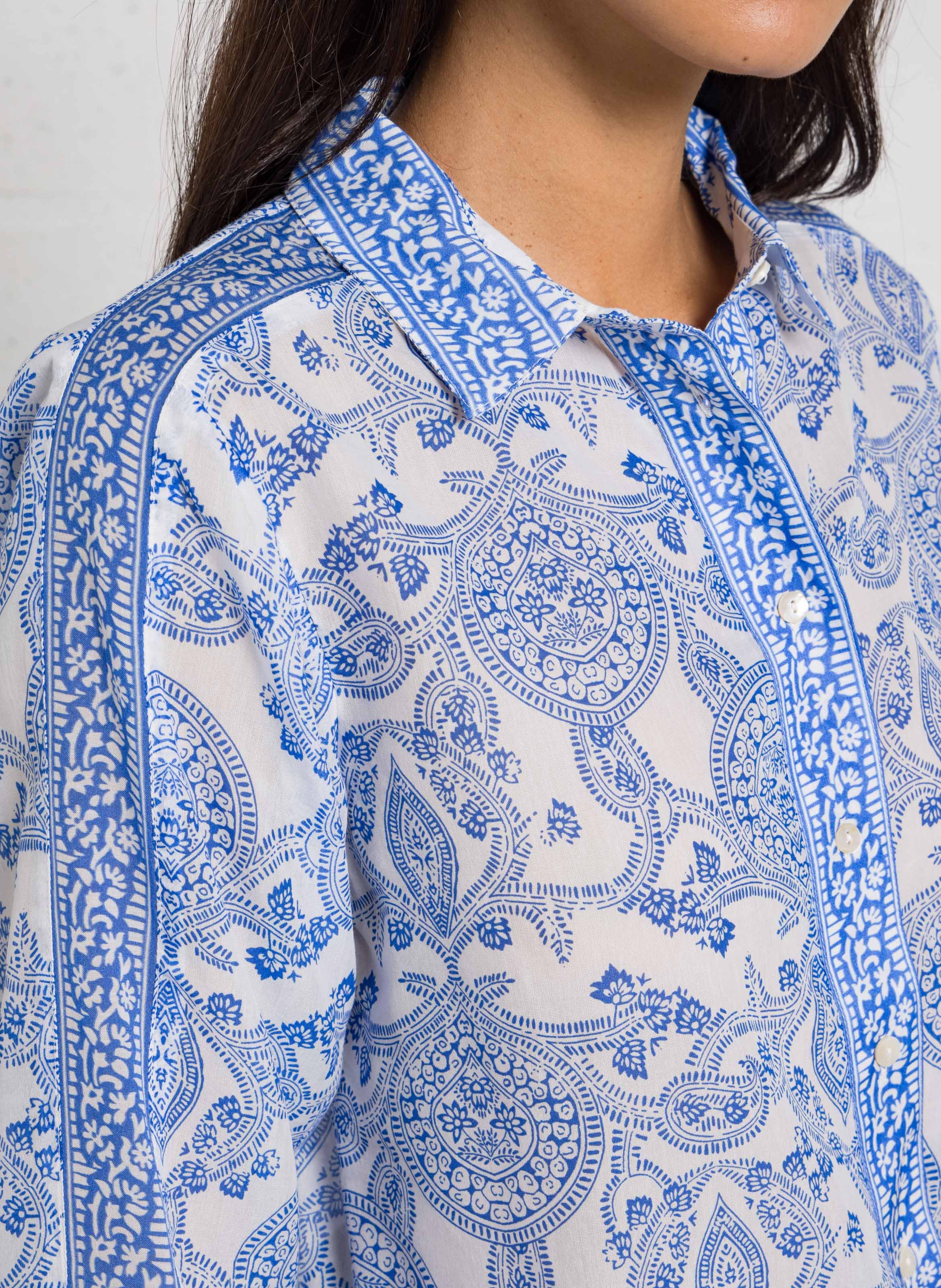 Chemise col classique  MAISON 123 Prune