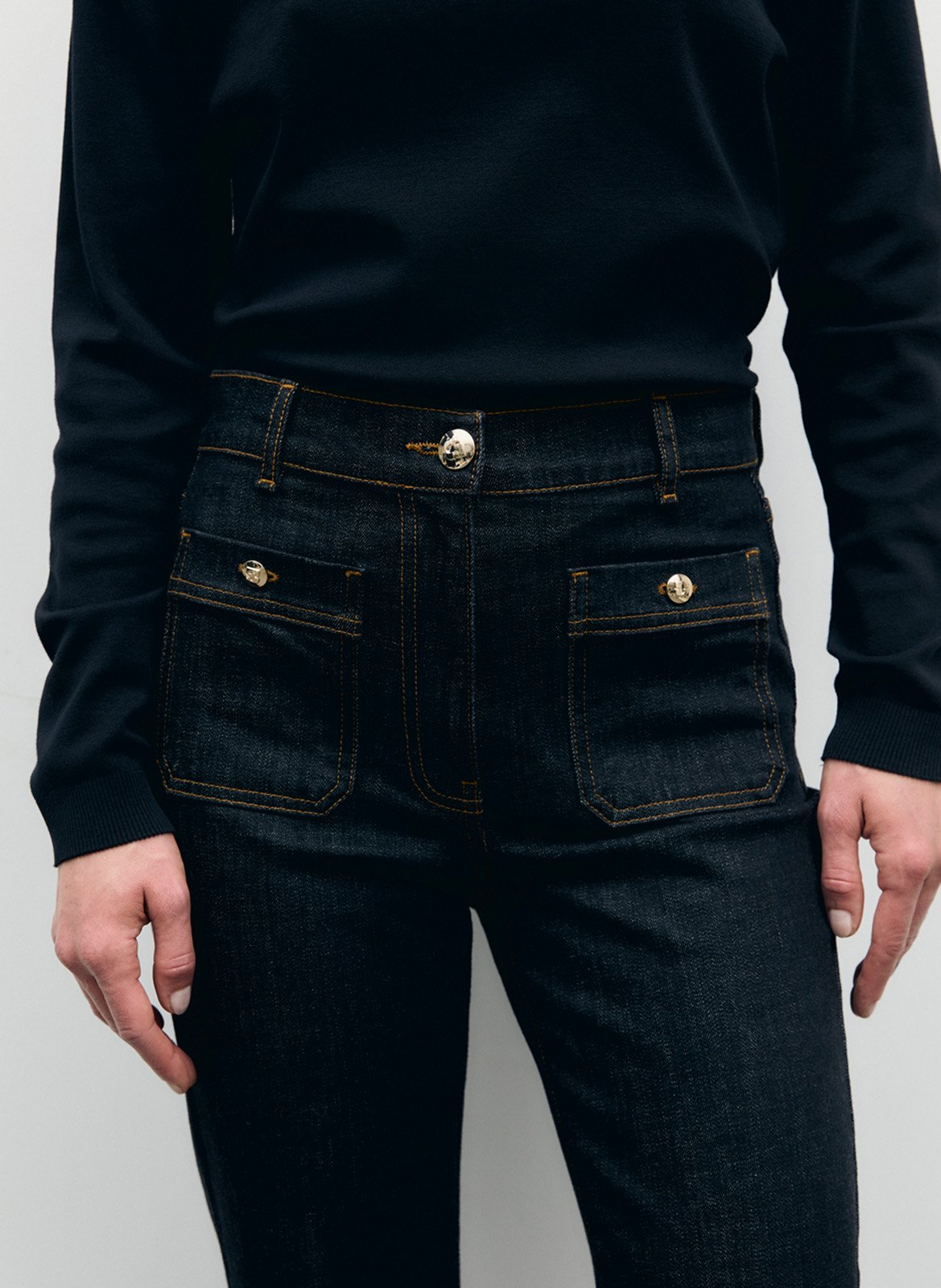 Straight Cut Jeans aus Baumwoll-Mix GERARD DAREL Schwarz