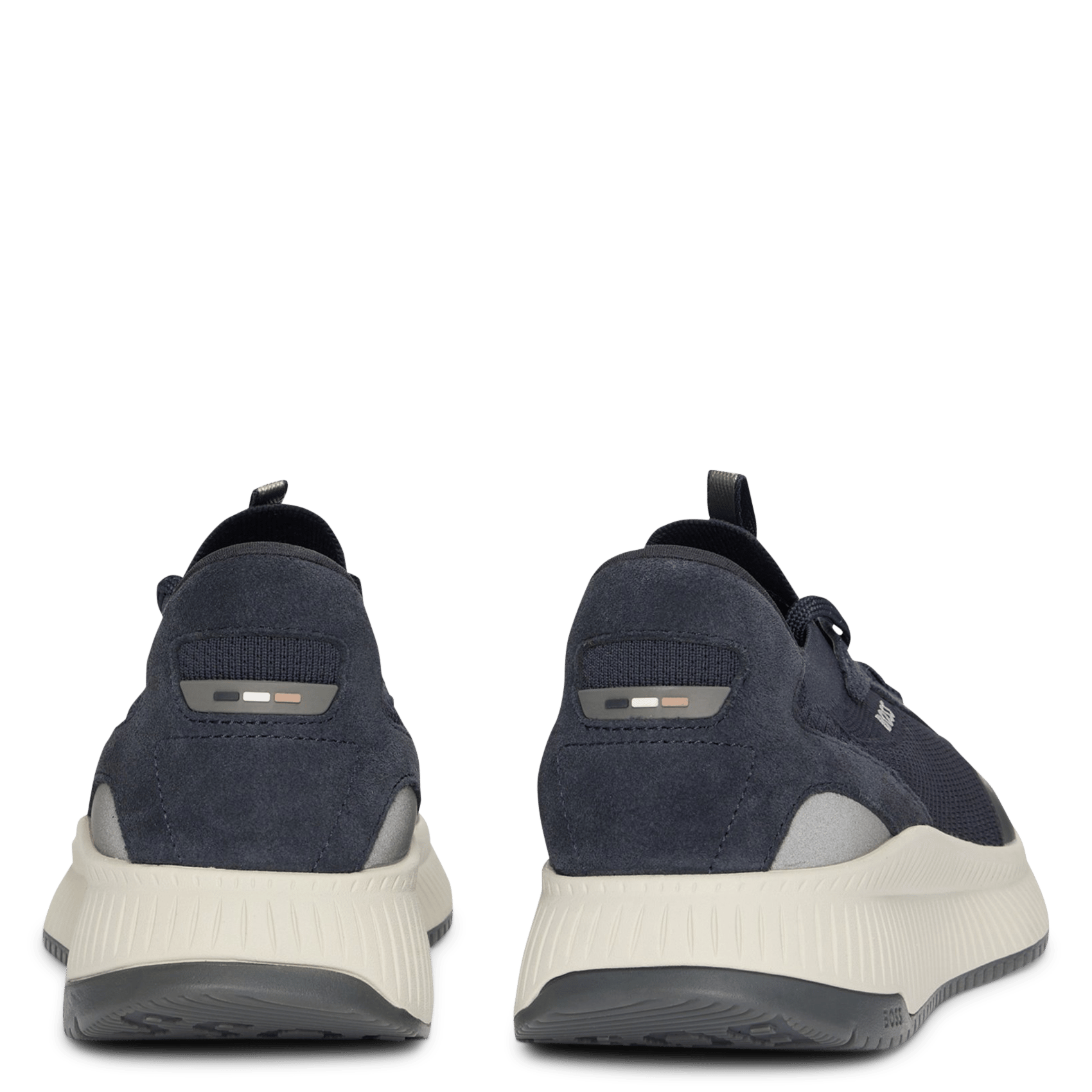 Canvas low-top sneakers BOSS Blue
