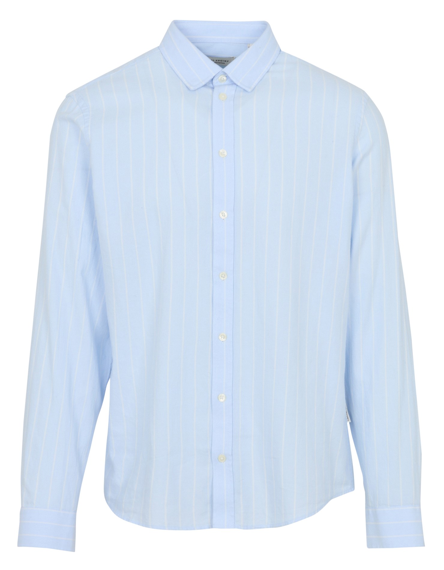 Gestreifte Baumwollbluse CASUAL FRIDAY Blau
