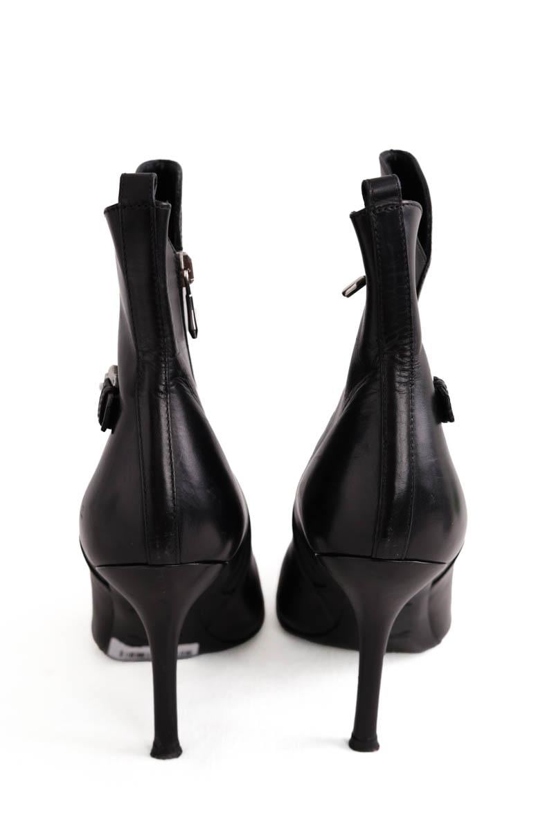 Buckle boots LONGCHAMP - Seconde Main Black
