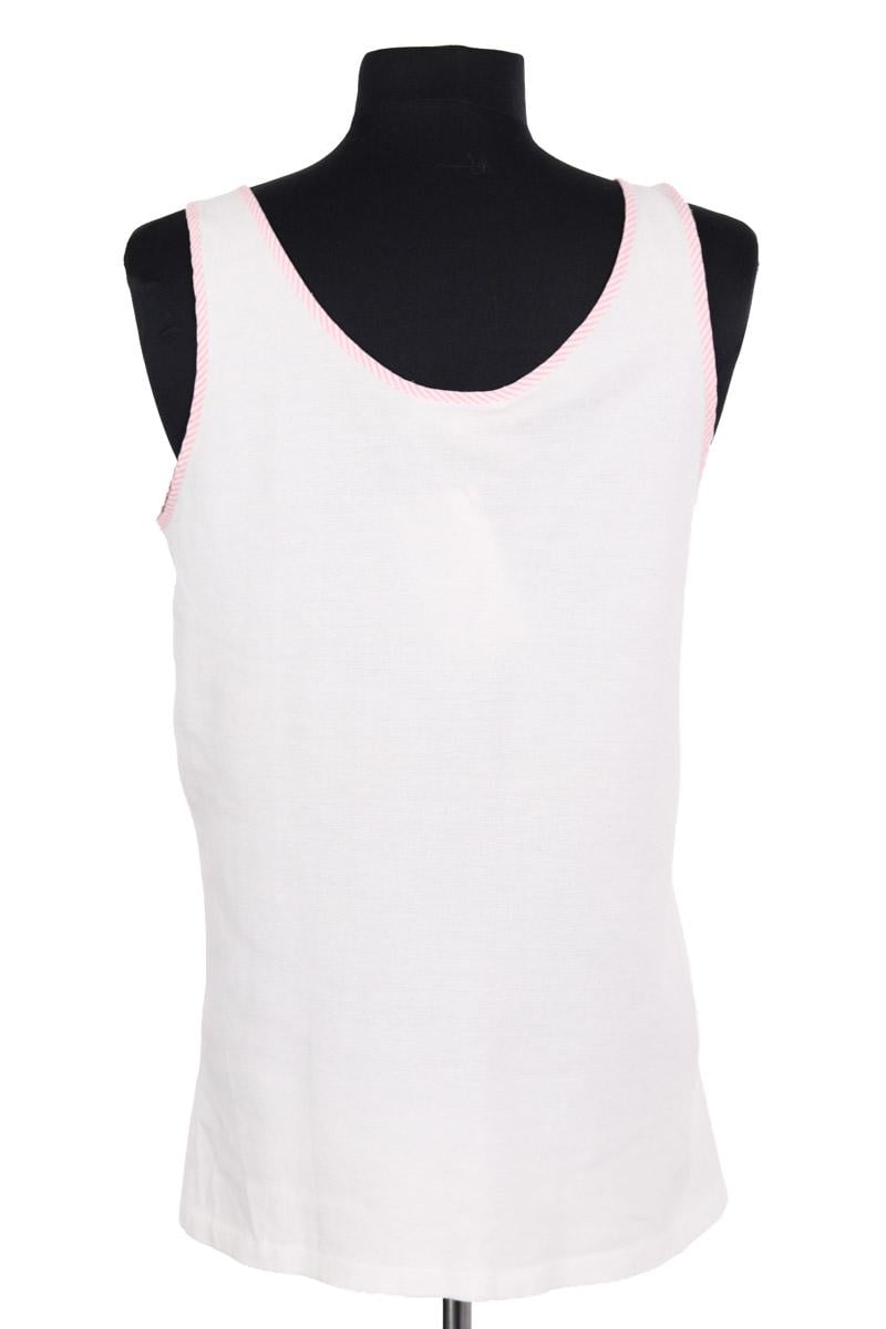 Azawood sleeveless top LACOSTE - SECONDE MAIN White