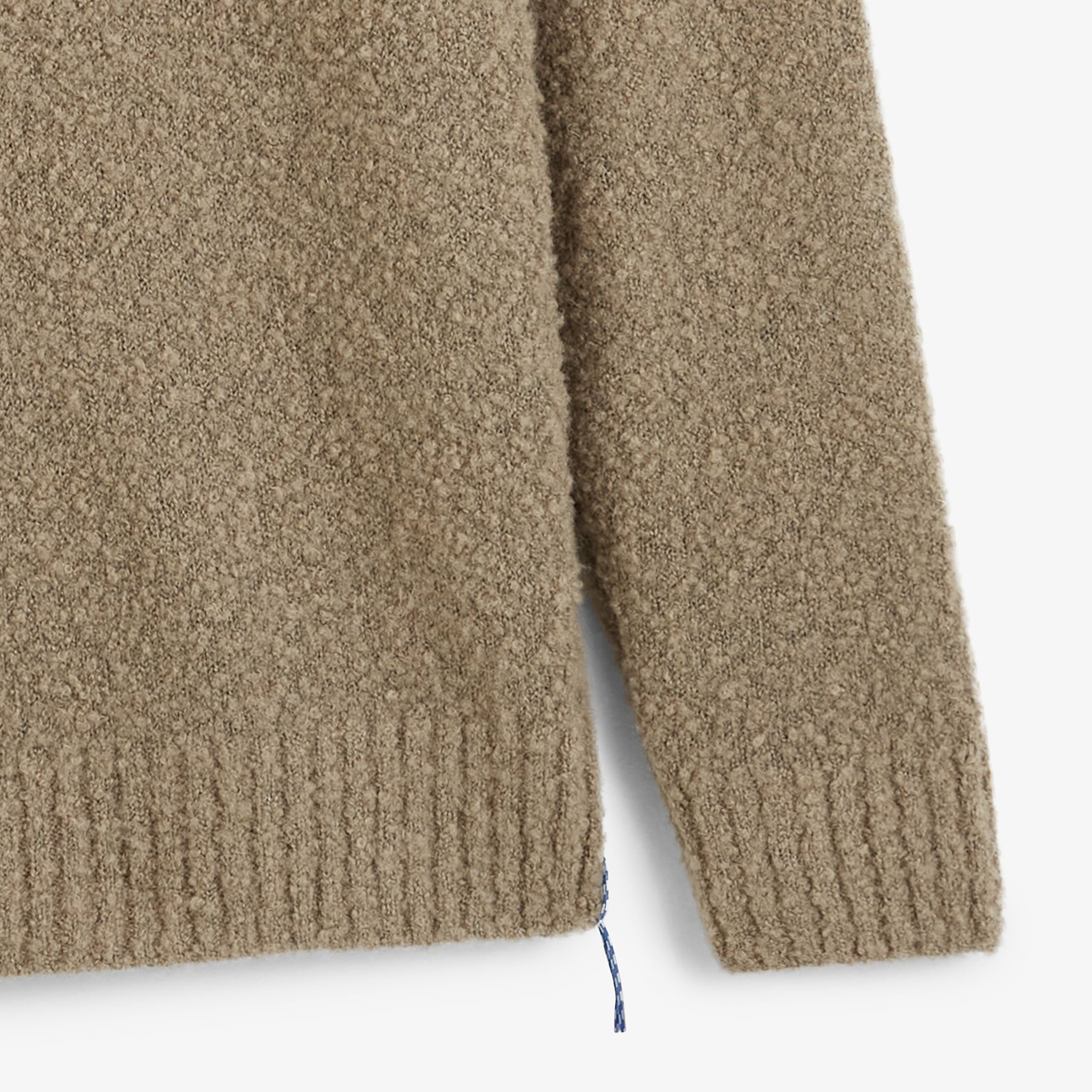 Murray beige bouclé-effect wool crew-neck jumper SBPLAY SERGE BLANCO Beige