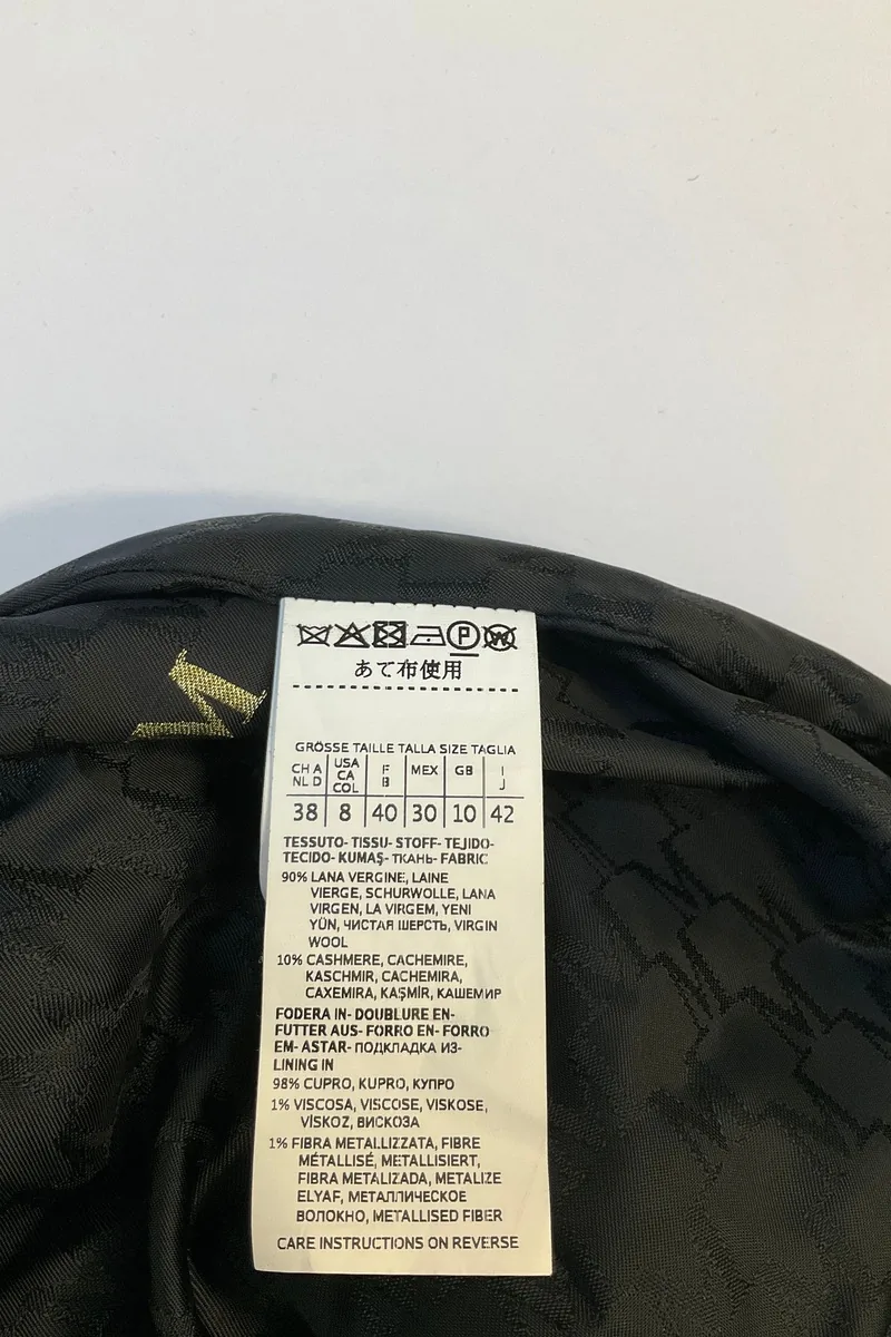 Coat MAX MARA - Seconde Main Black