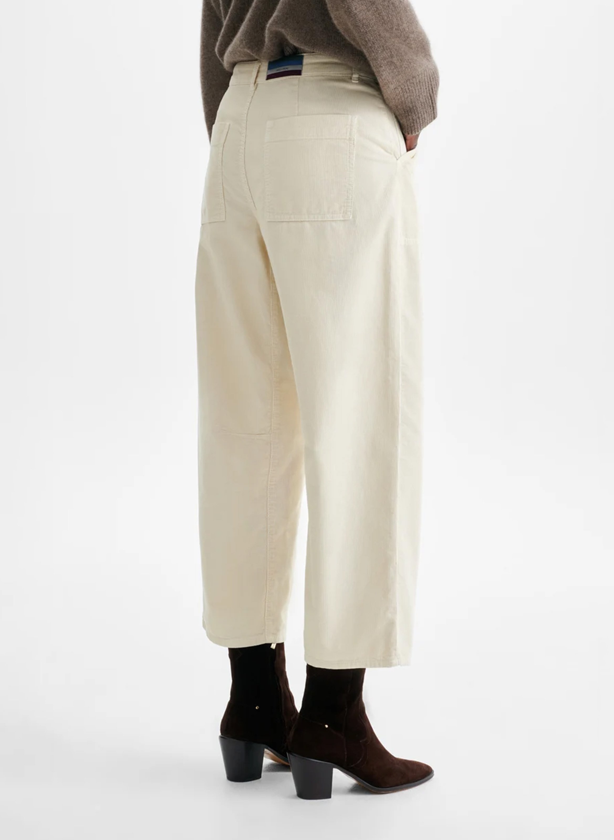 Wijde cropped jeans | Beige VANESSA BRUNO Dames