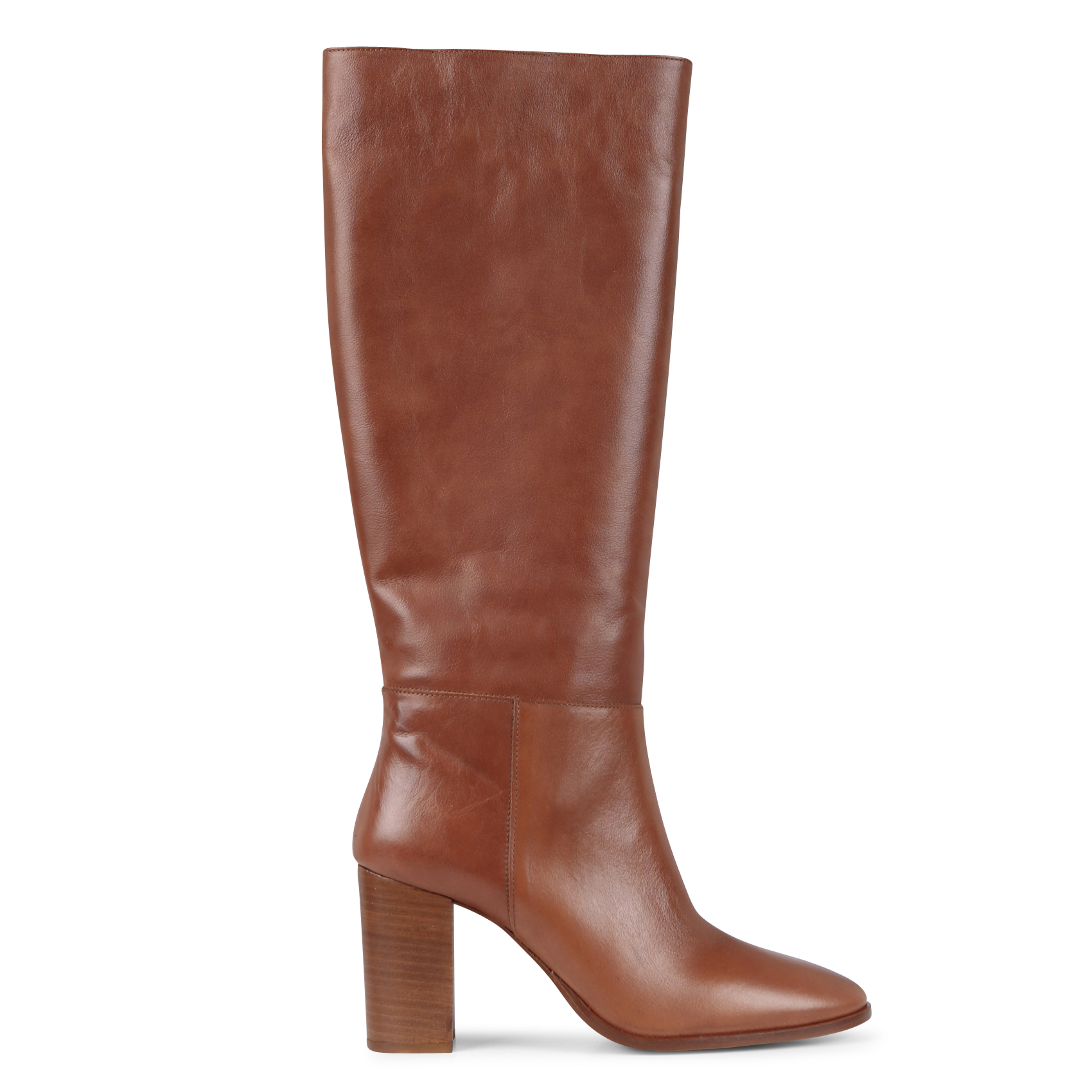 Heeled leather boots LA FEE MARABOUTEE Brown