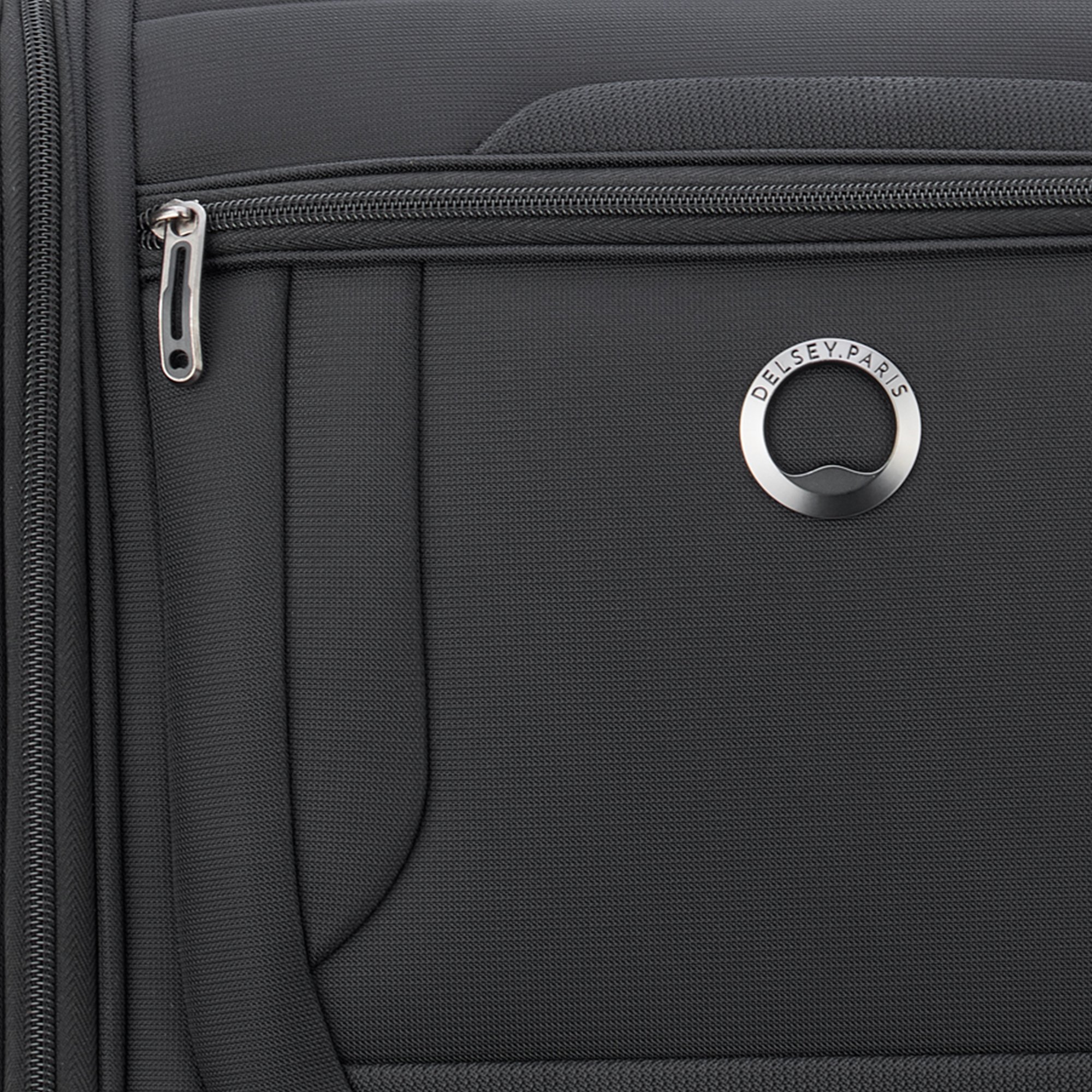 Soft cabin suitcase DELSEY PARIS Black