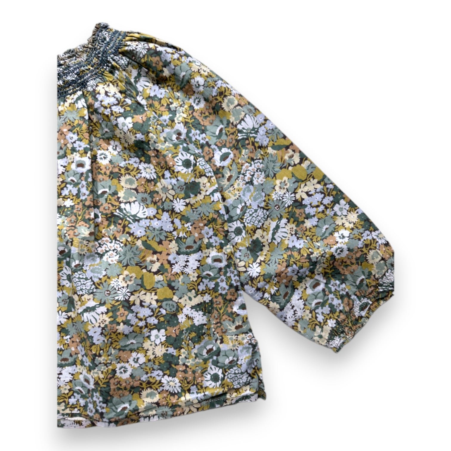 Green child's blouse - 4 years BONPOINT - Seconde Main Green