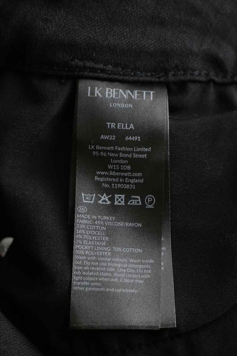 Cotton skinny jeans LK BENNETT - Seconde Main Black