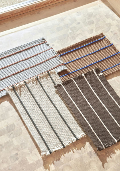 Recycled polyester bath mat OYOY LIVING DESIGN Brown