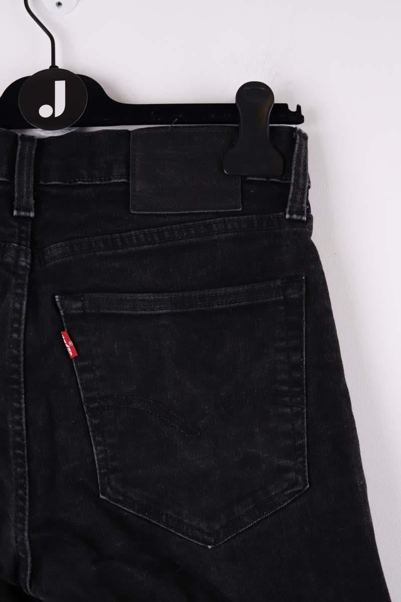 Cotton skinny jeans LEVI'S - Seconde main Black