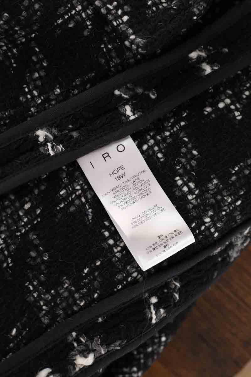 Voile and crochet dress IRO - Seconde Main Black