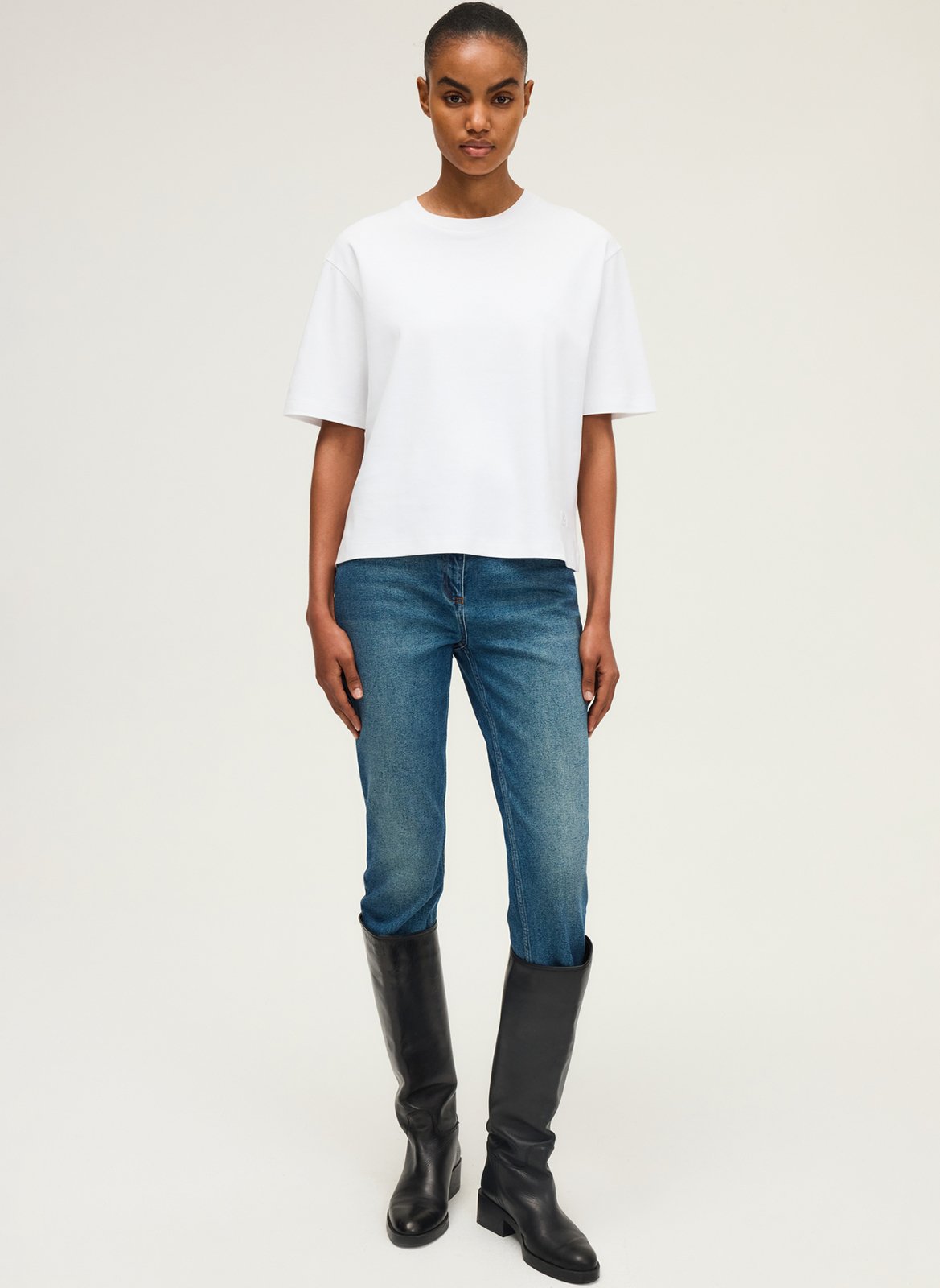 Camiliday round-neck sleeveless cotton top PABLO Beige