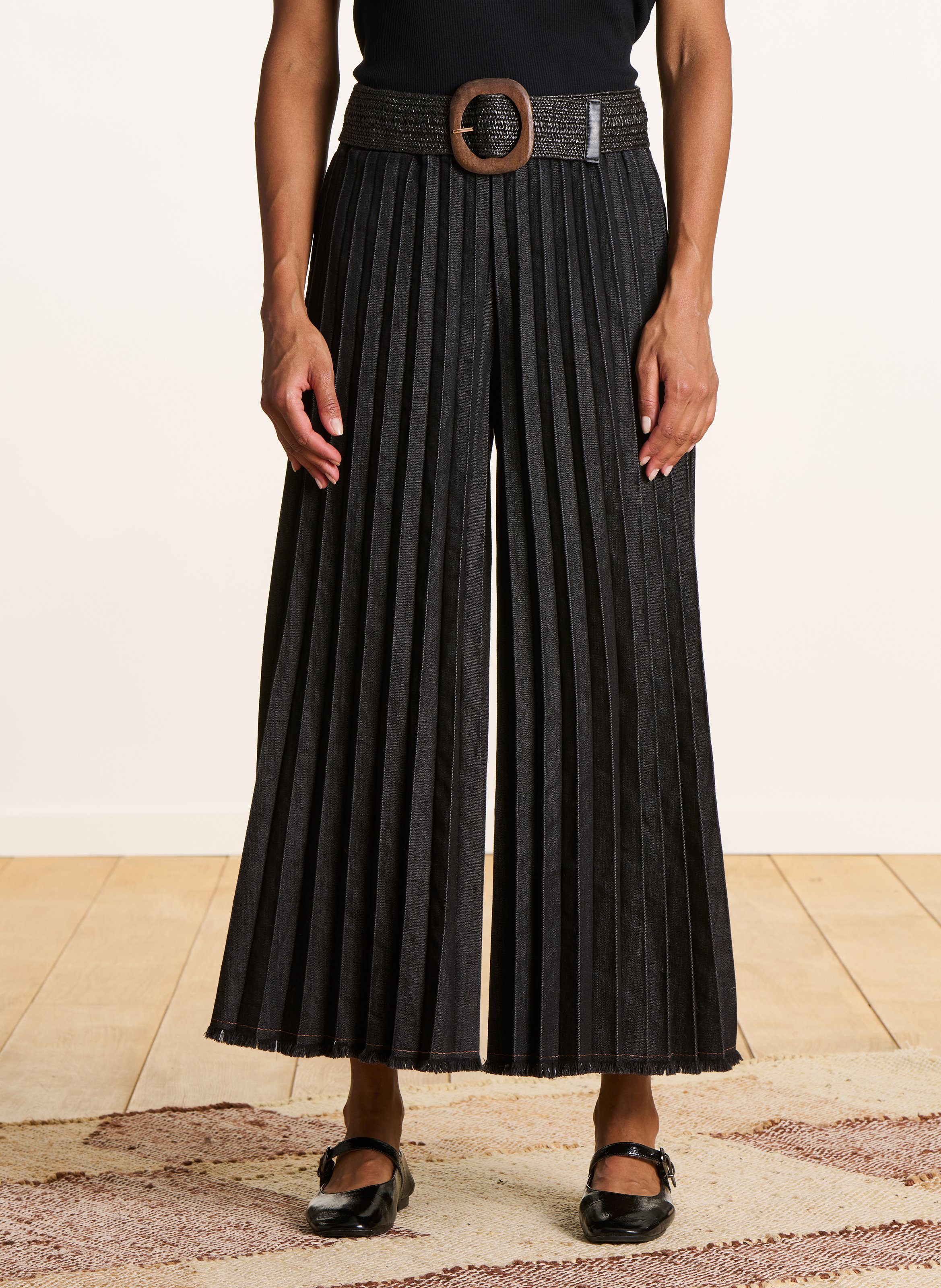 Wide leg denim pants LA FEE MARABOUTEE