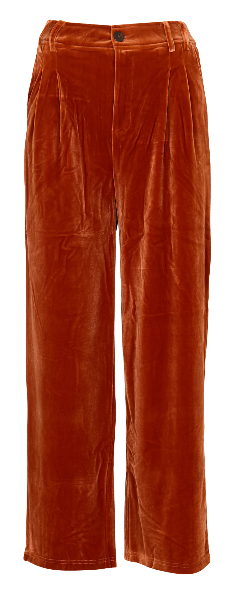 Lace and velvet mixed-media panties SEE U SOON Orange