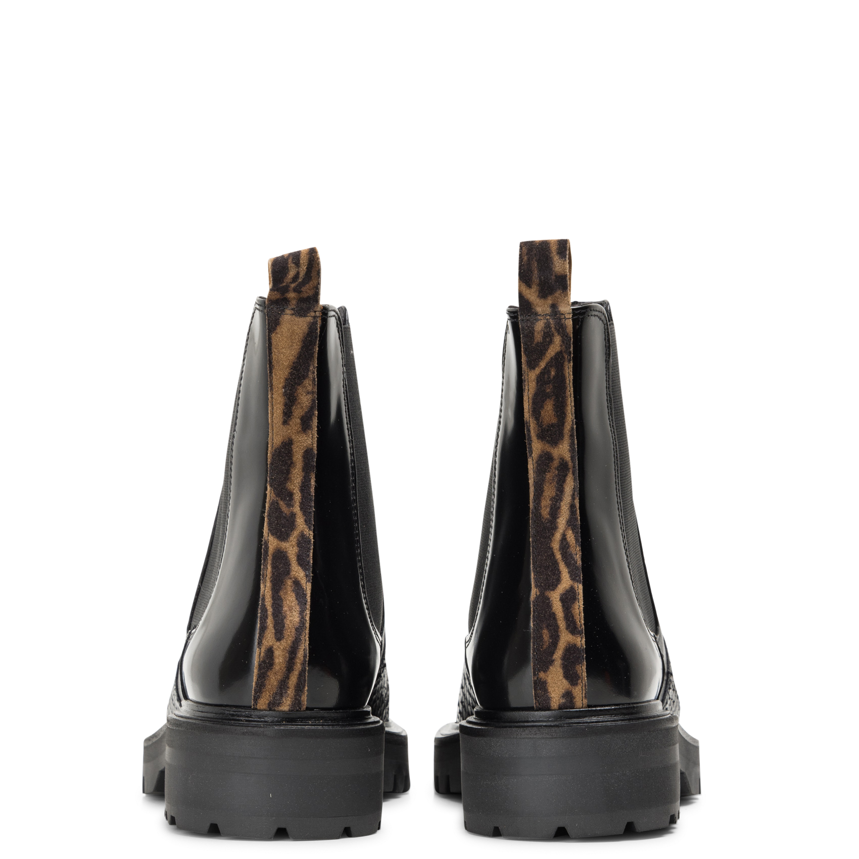 Lederstiefeletten BILLI BI Schwarz