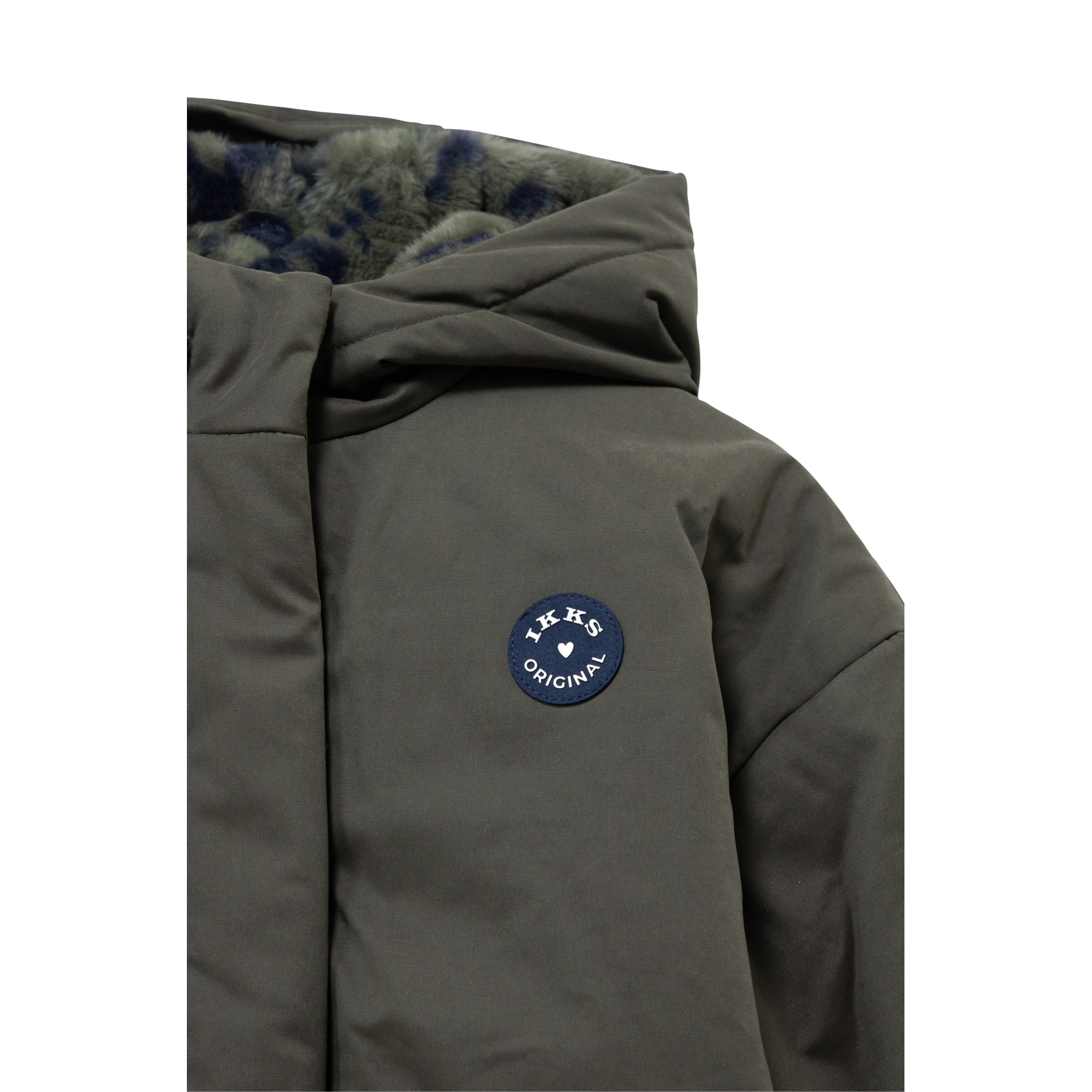 Parka à capuche IKKS JUNIOR Kaki