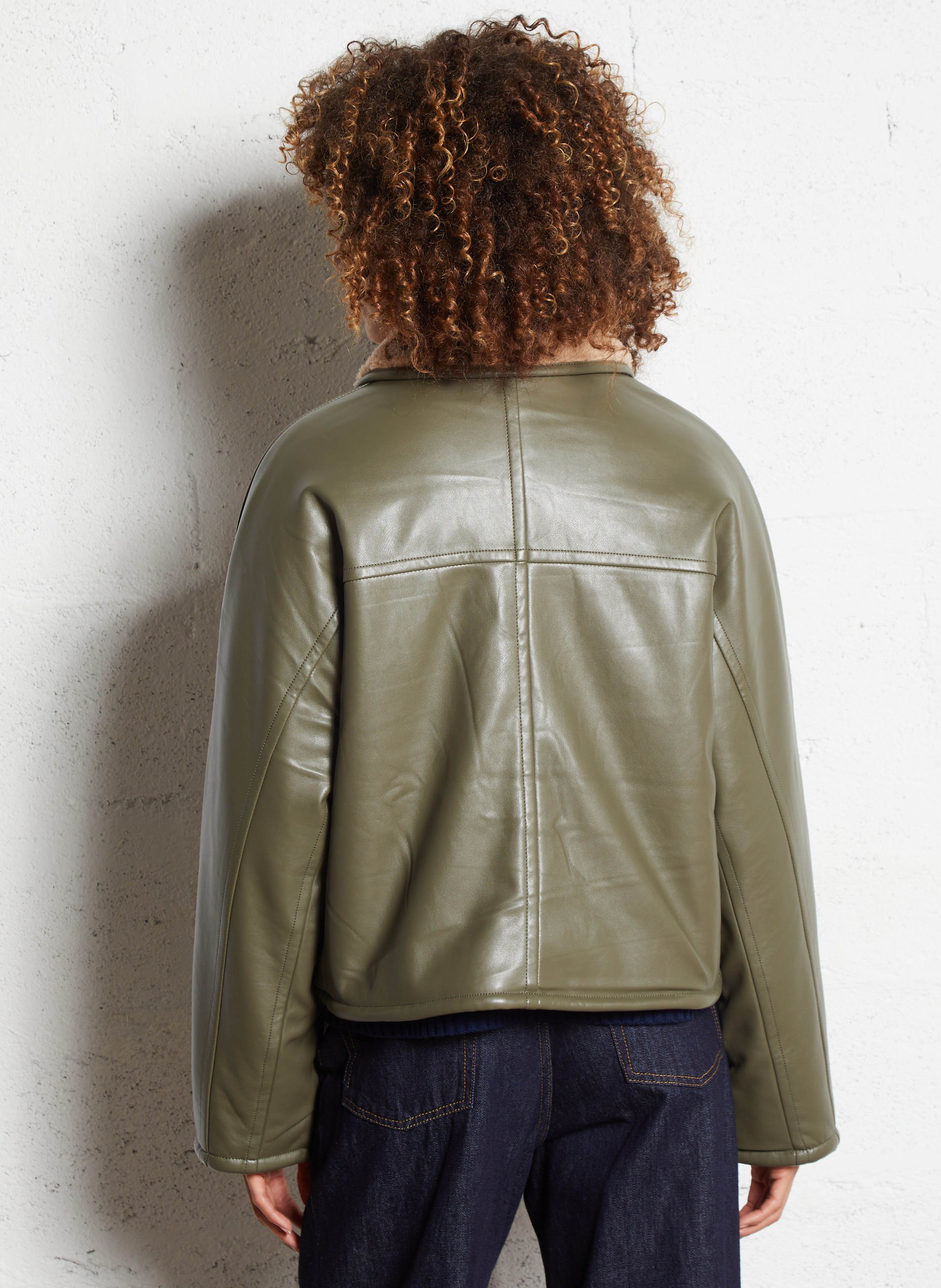 Jasje met overhemdkraag BELLEROSE Kaki