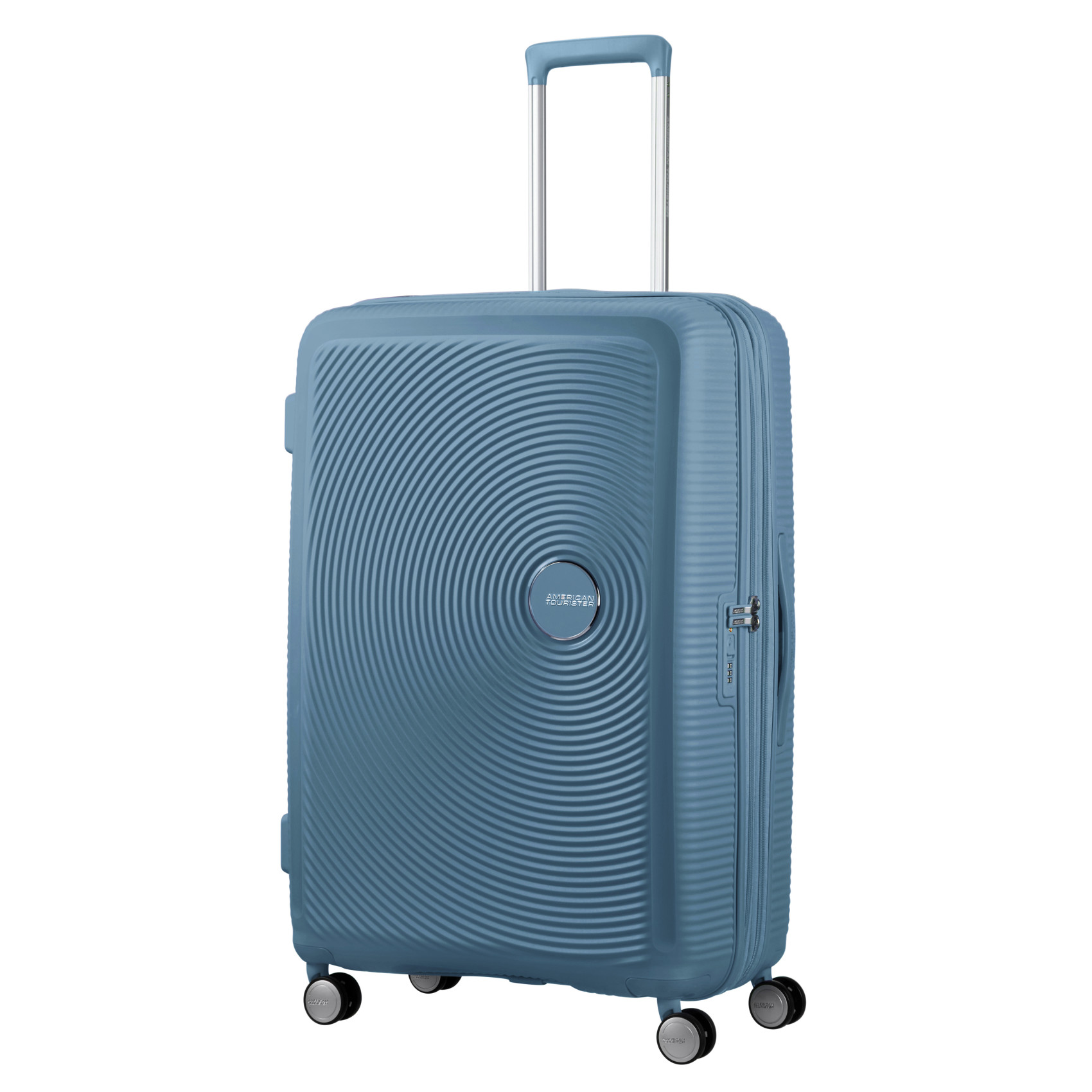 Soundbox suitcase 4 wheels size L AMERICAN TOURISTER Blue