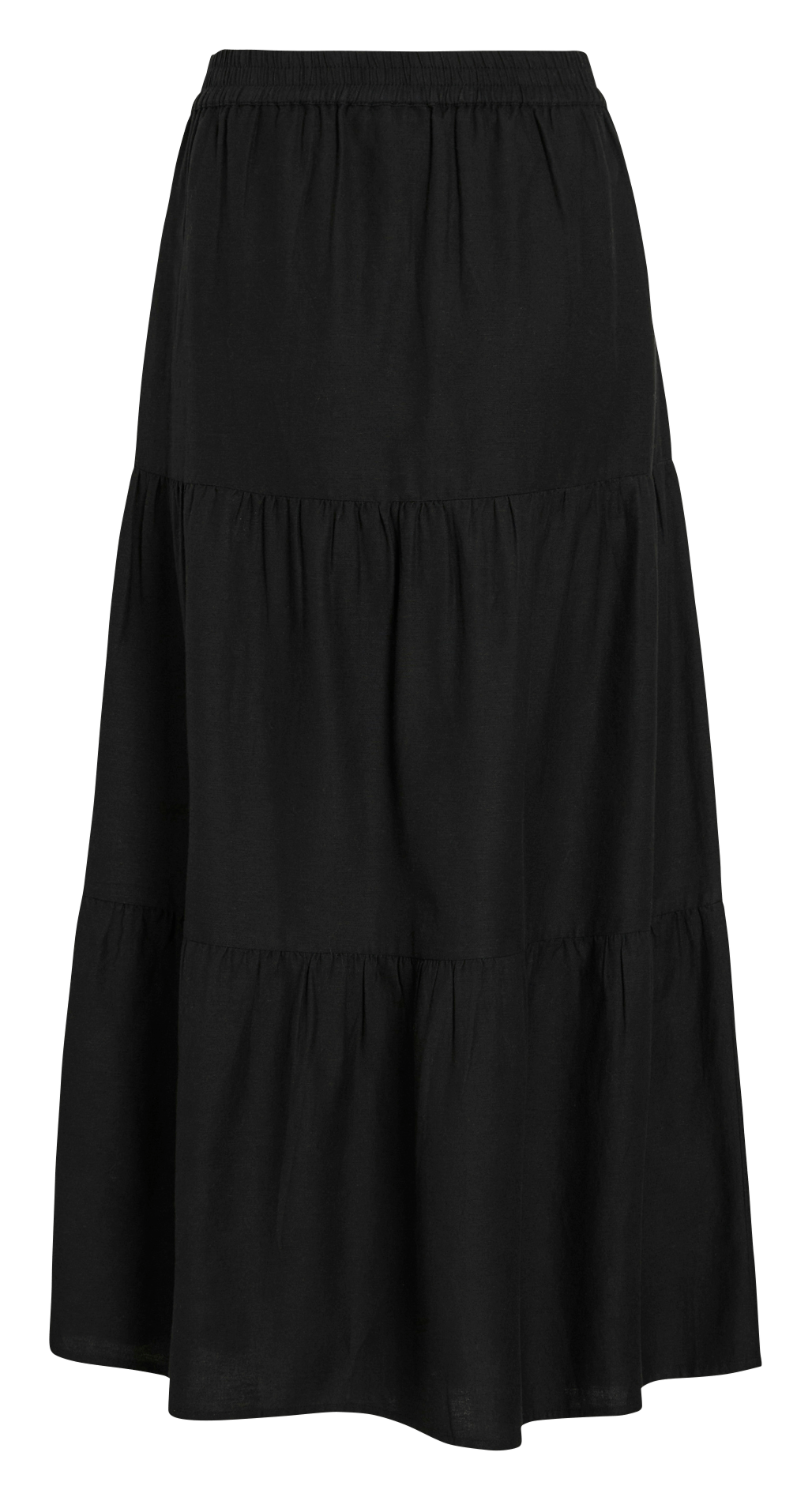 Long skirt VILA Black