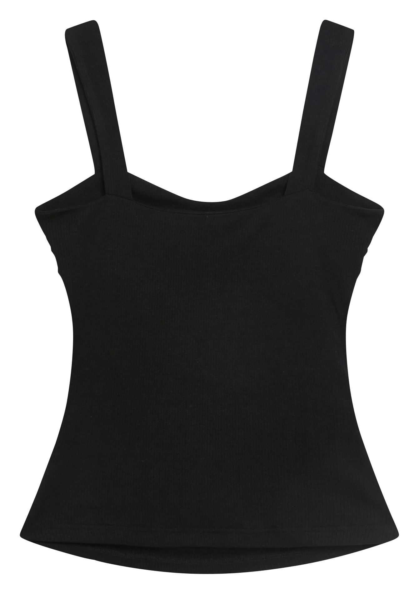 Herz-Ausschnitt Tanktop GRACE ET MILA Schwarz