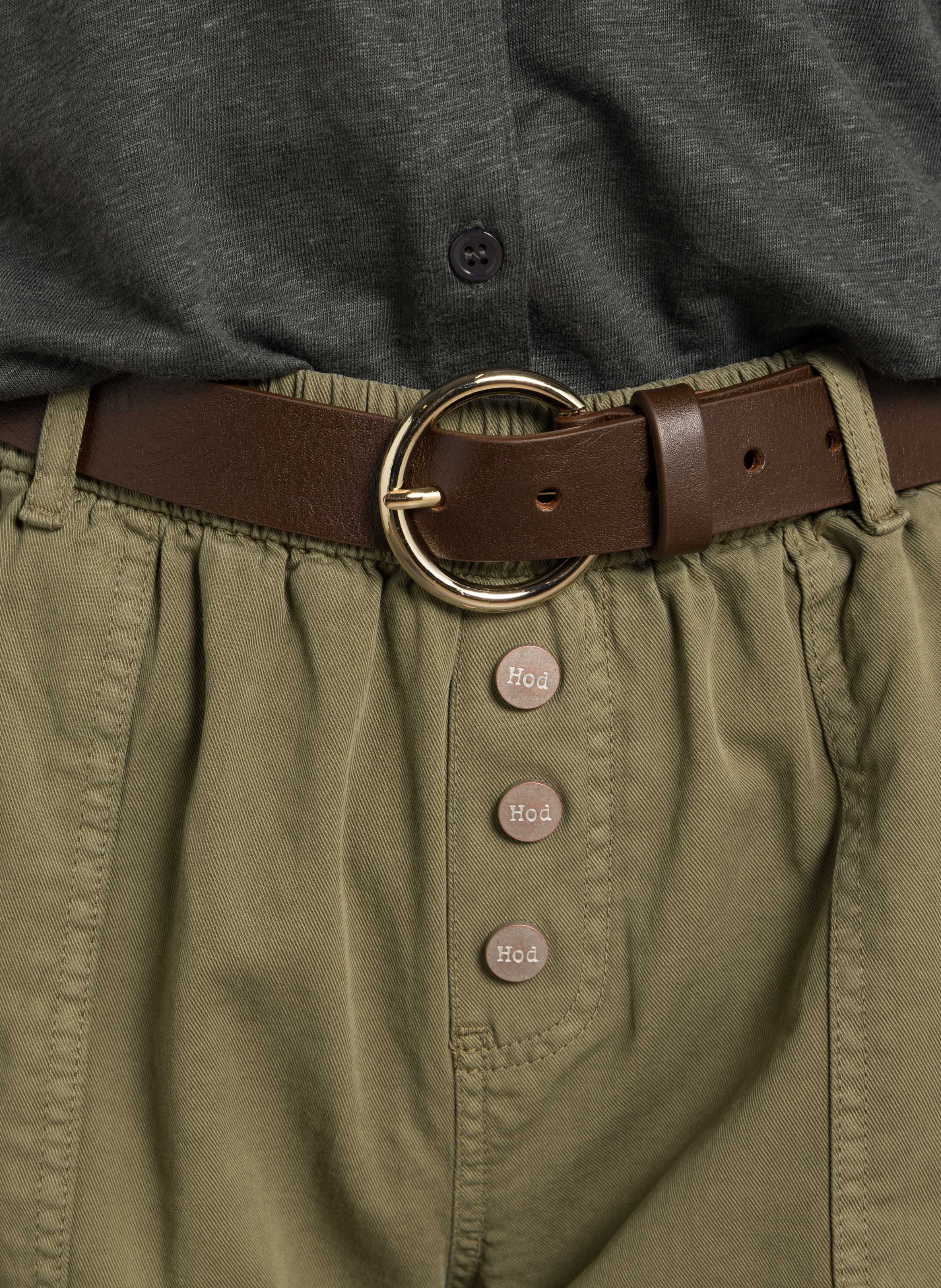 - Buckle closure. - Width: 3 cm.  LA PETITE ETOILE Brown