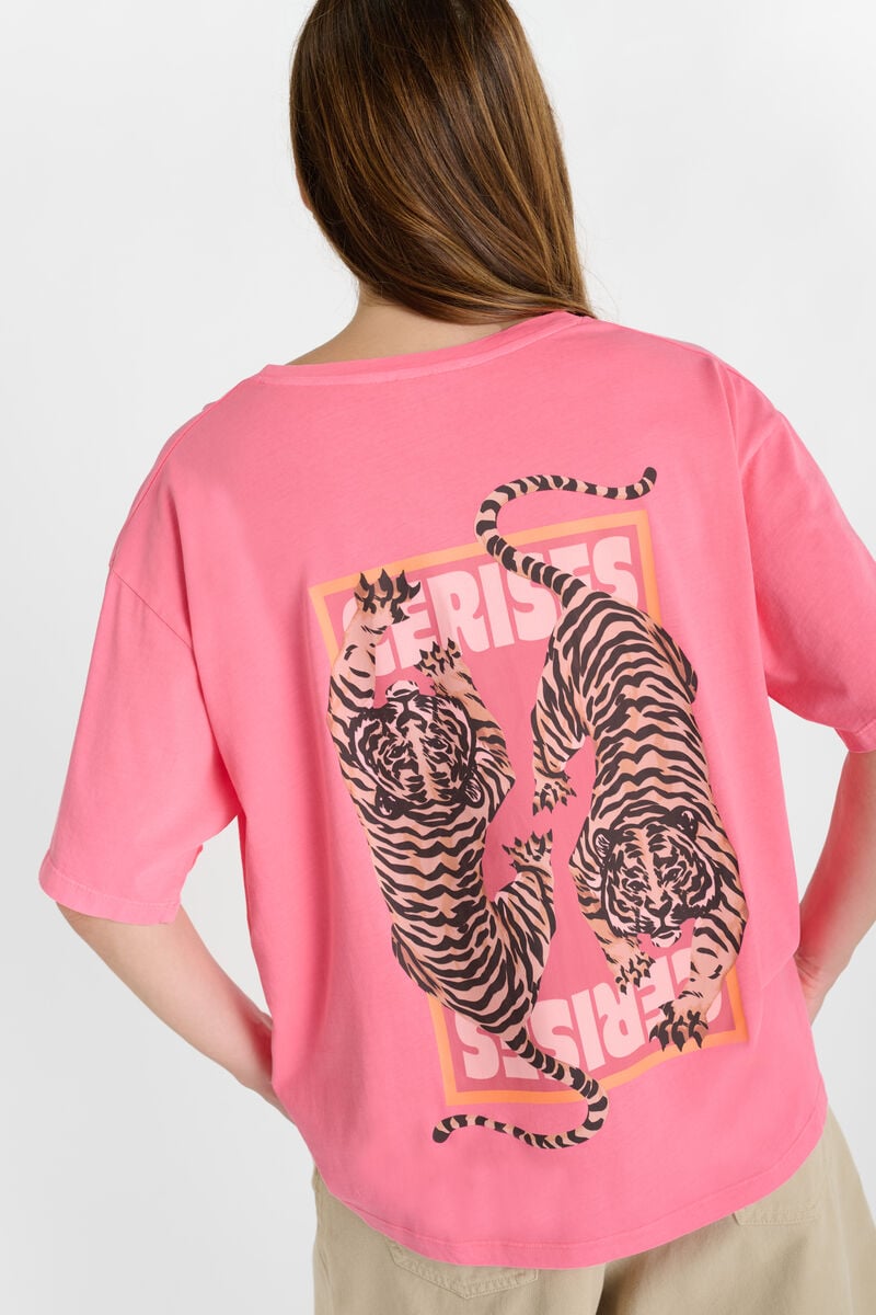 Tommy Badge T-shirt LE TEMPS DES CERISES Pink