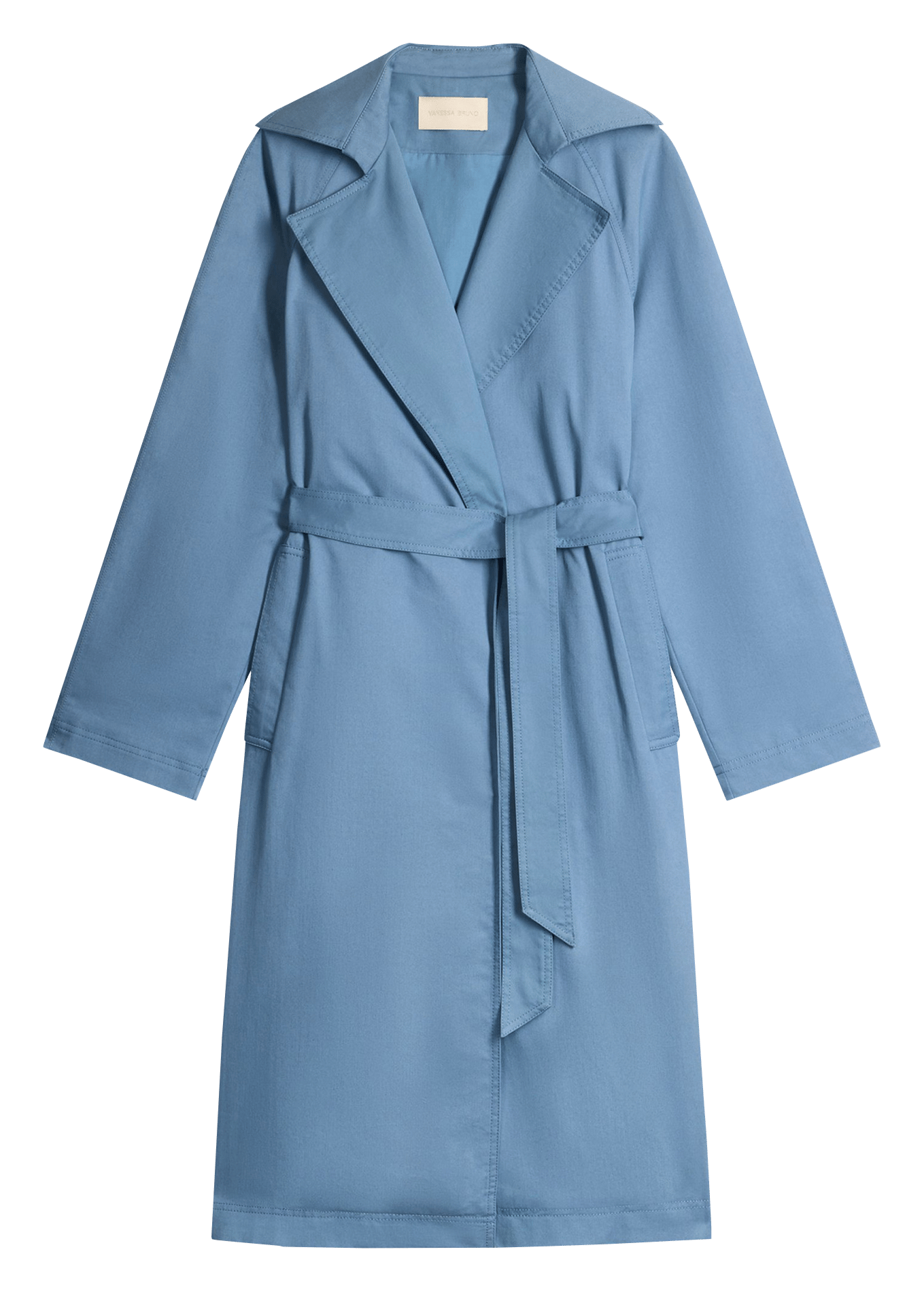 Cotton-blend trench coat VANESSA BRUNO Blue