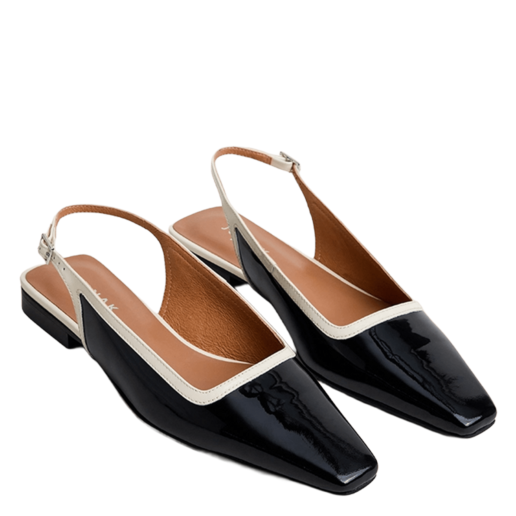 Ballerine in pelle JONAK Nero