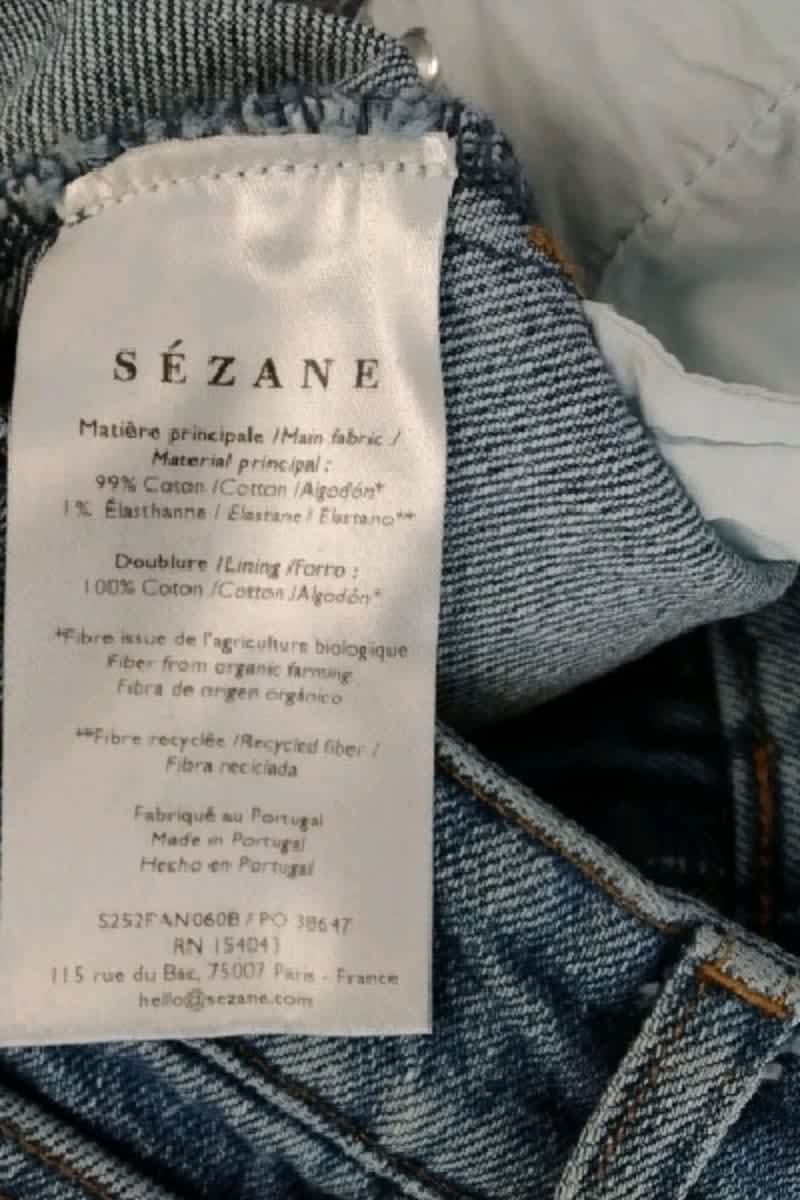 Boot-cut jeans SEZANE - Seconde main Blue