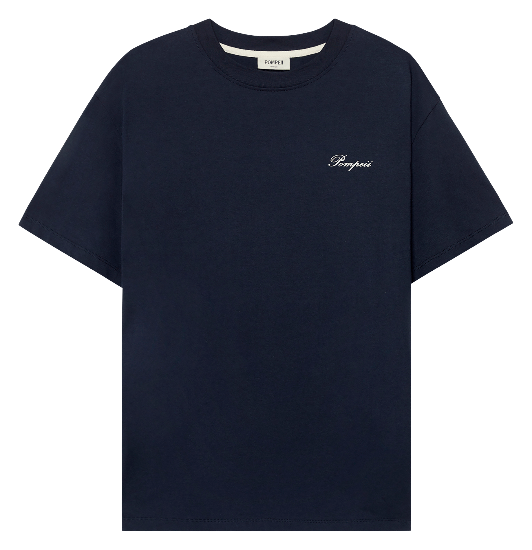 Round-neck printed T-shirt POMPEII Blue