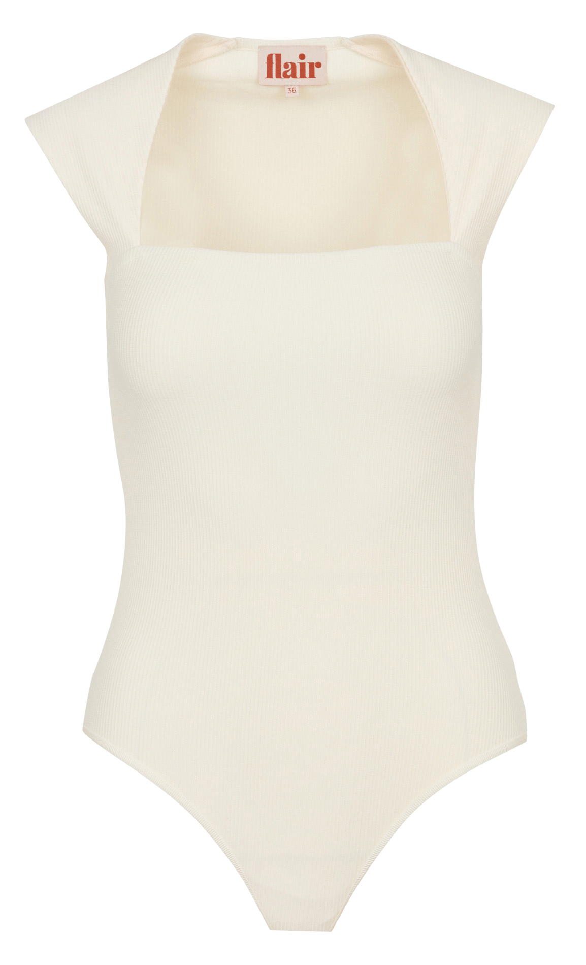 Body ajusté à encolure carrée FLAIR