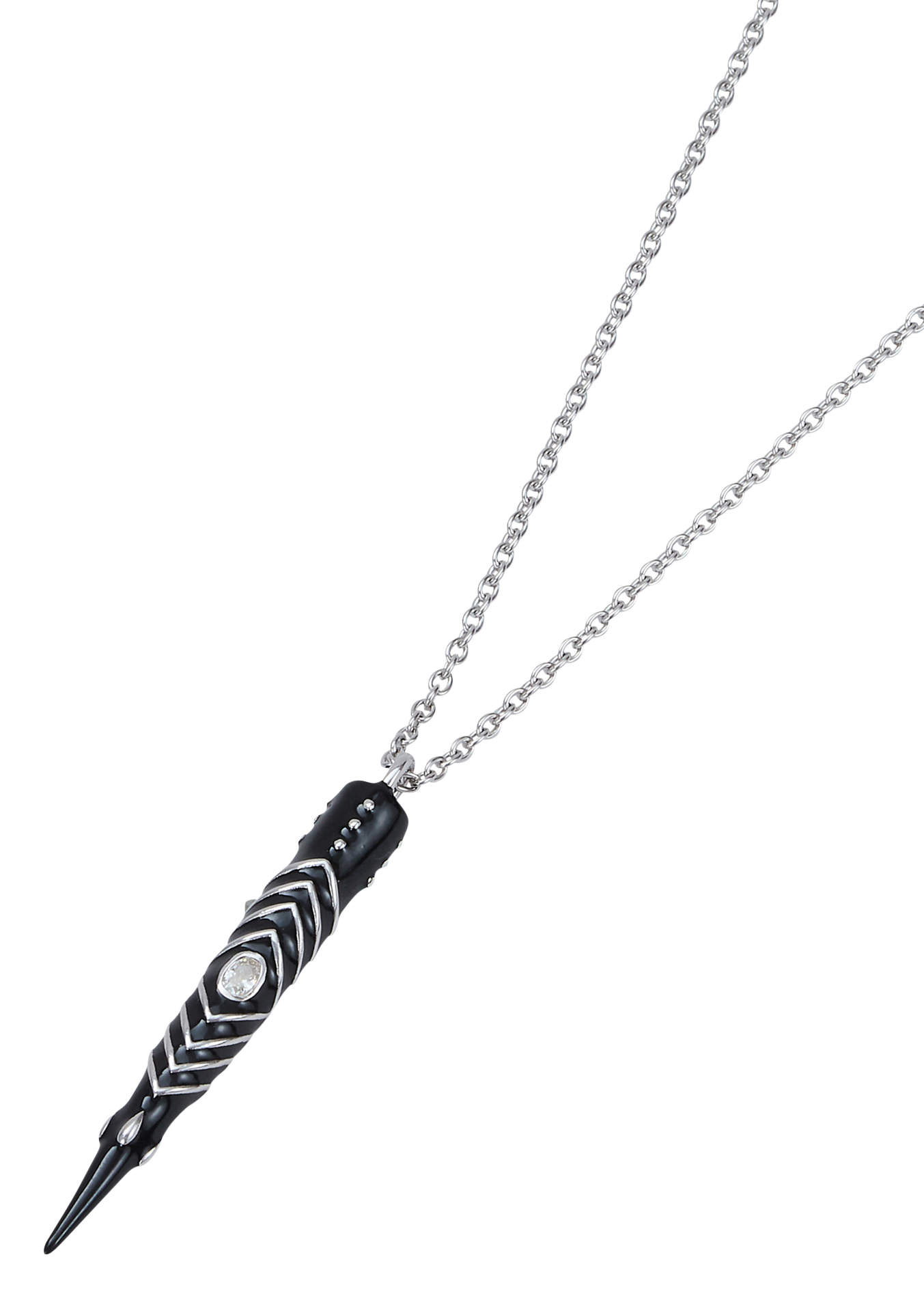 Collier long BA&SH Argent