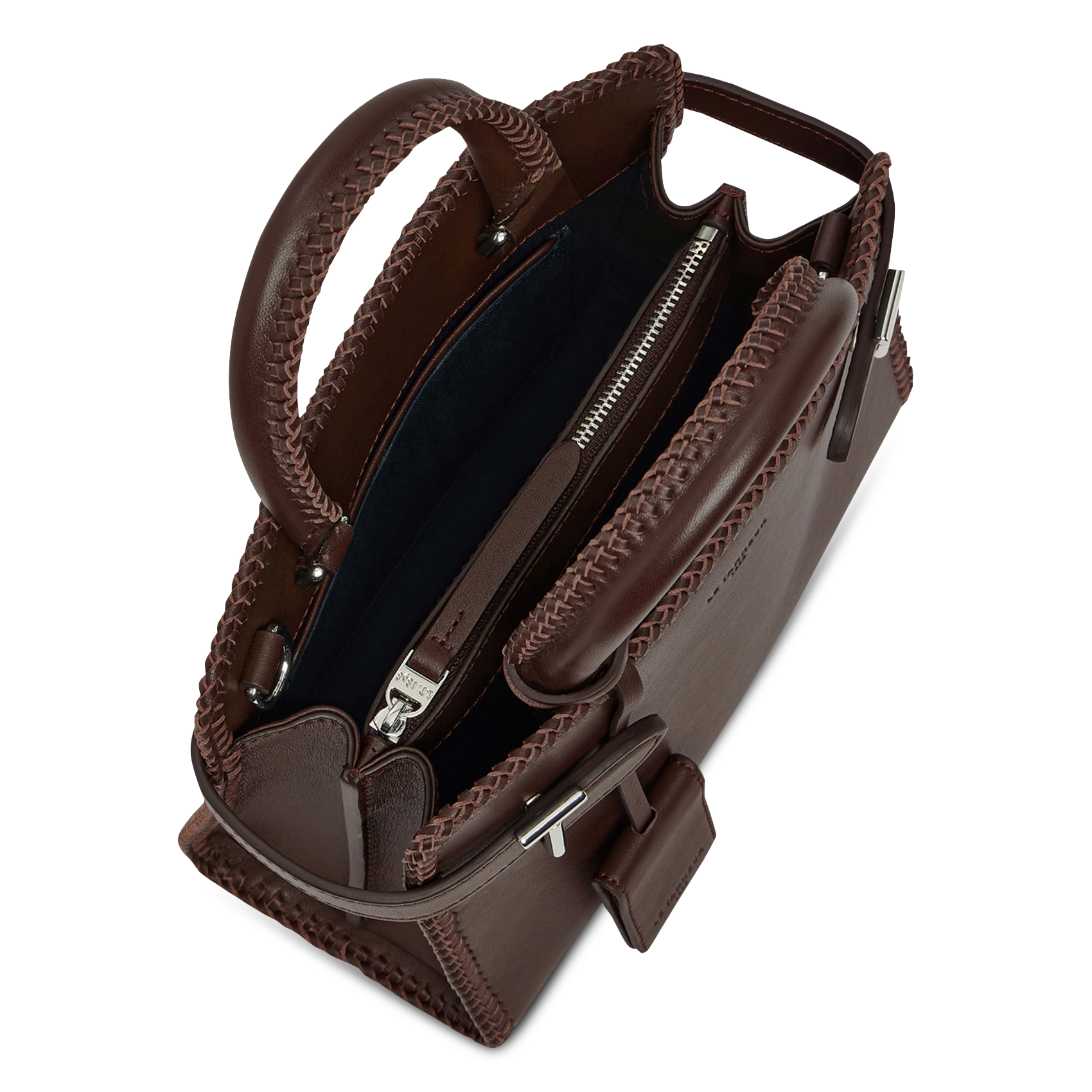 Leather shoulder bag LE TANNEUR Brown