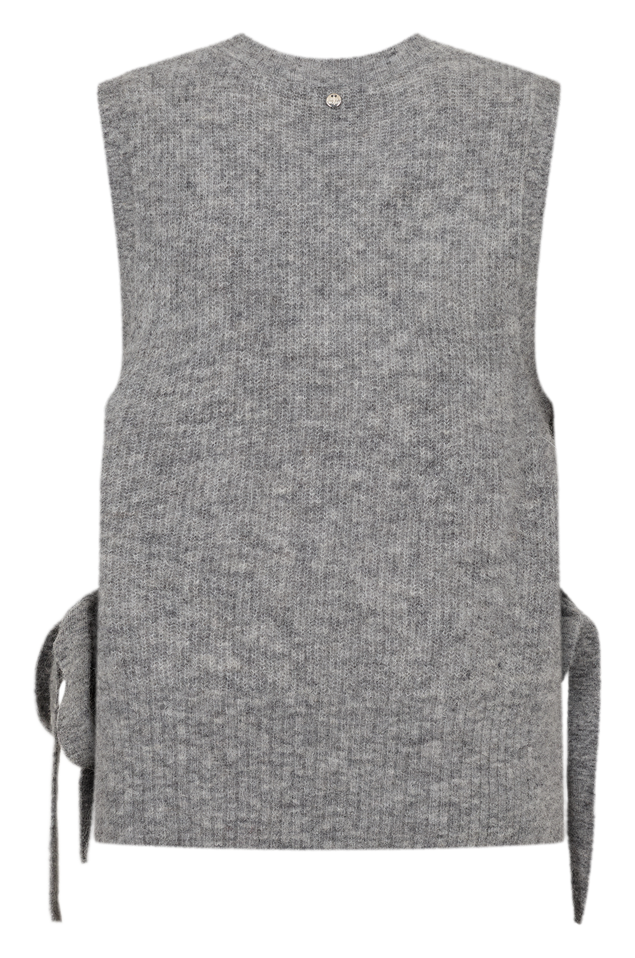 Pull sans manches en laine mélangée MOS MOSH Gris