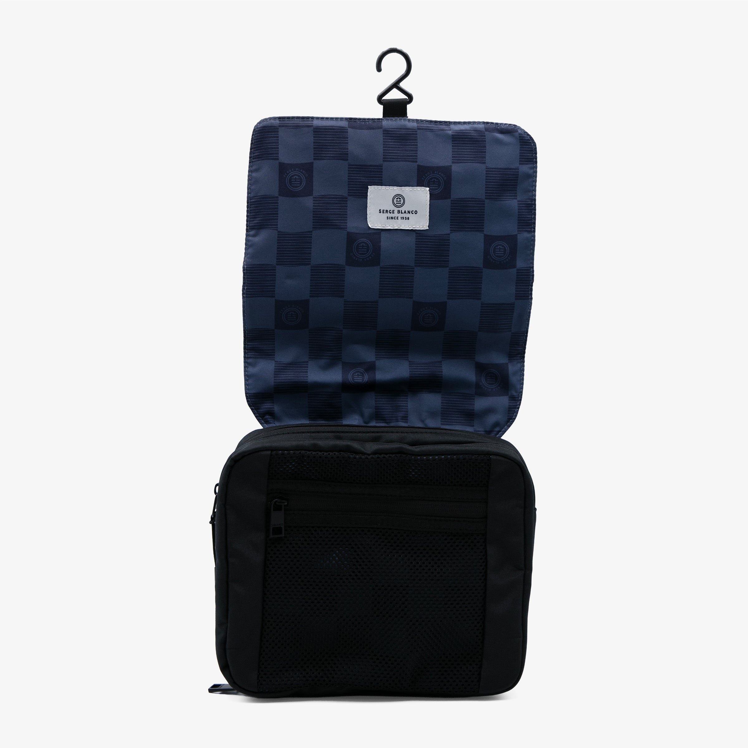 Trousse de toilette à rabase SERGE BLANCO Noir