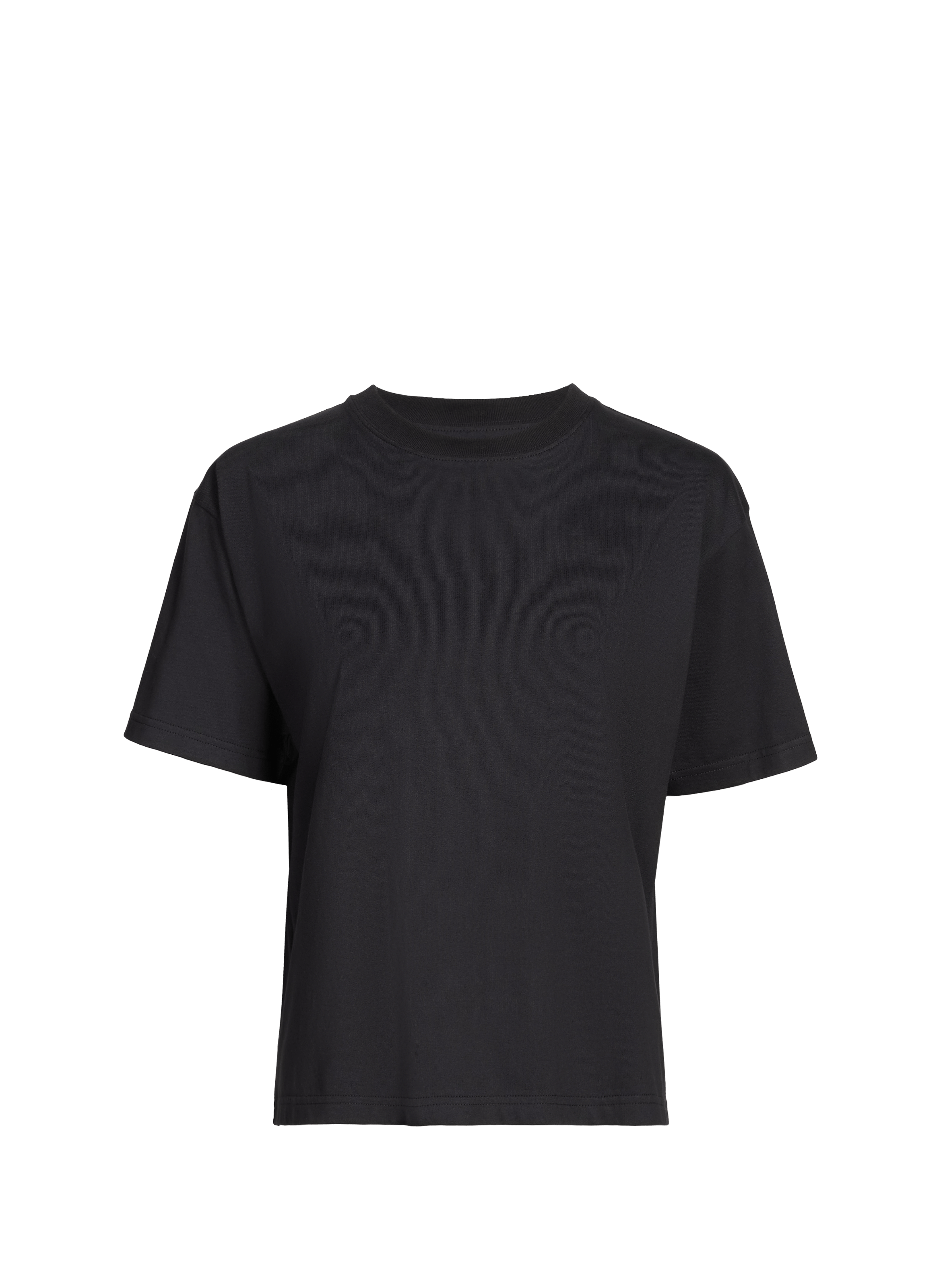 Vintage cotton T-shirt. SAISON 1865 Black