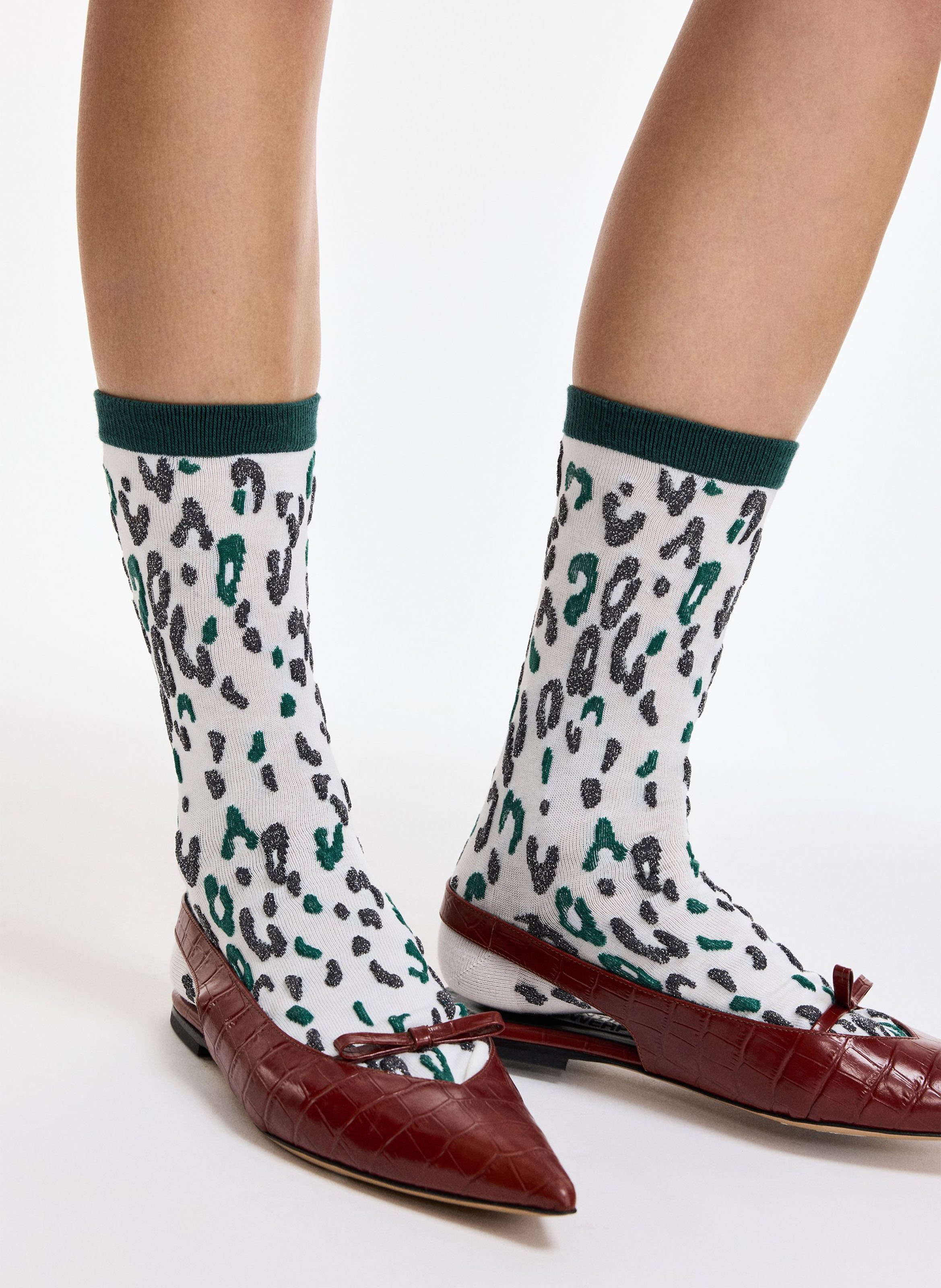 Chaussettes motif animal ESSENTIEL ANTWERP Blanc