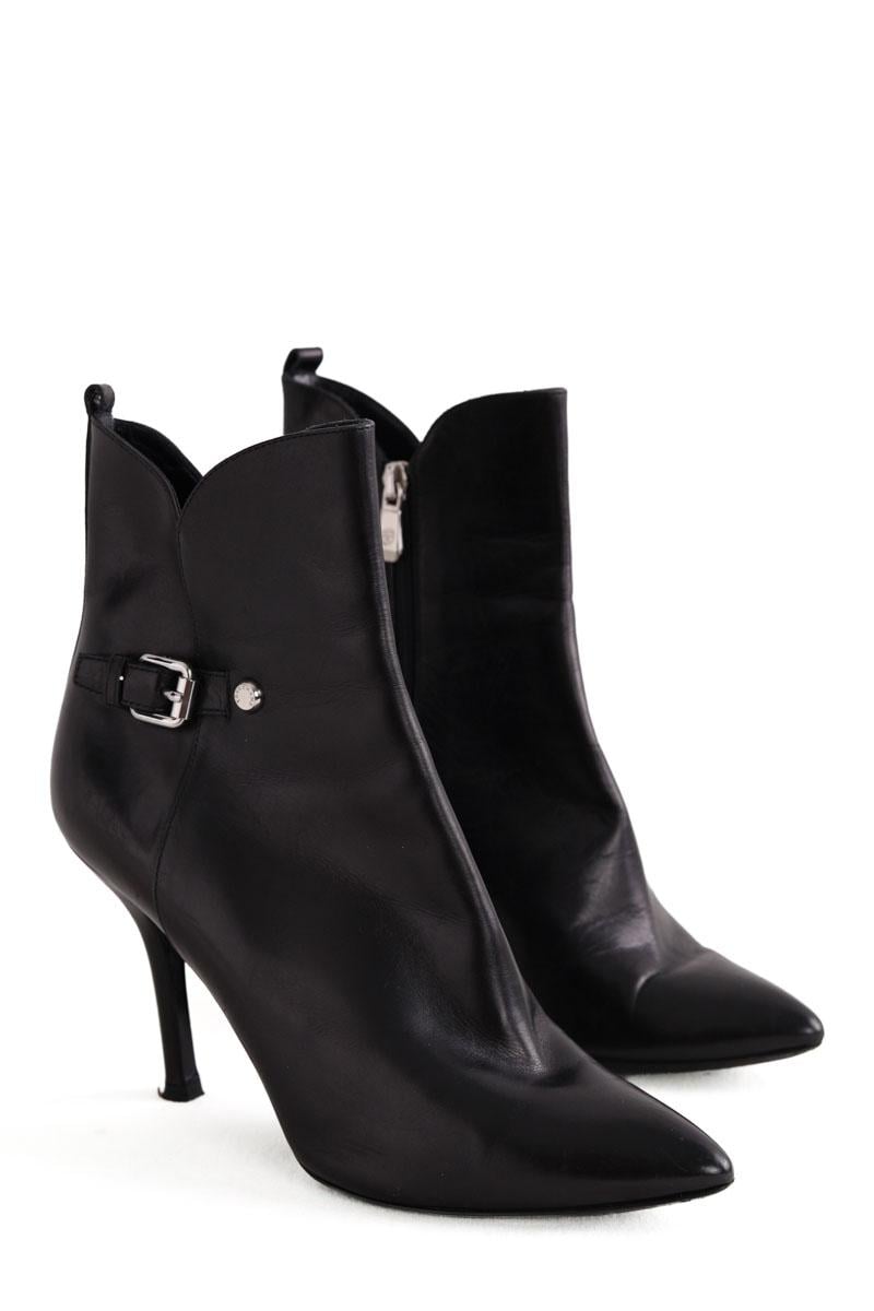 Buckle boots LONGCHAMP - Seconde Main Black