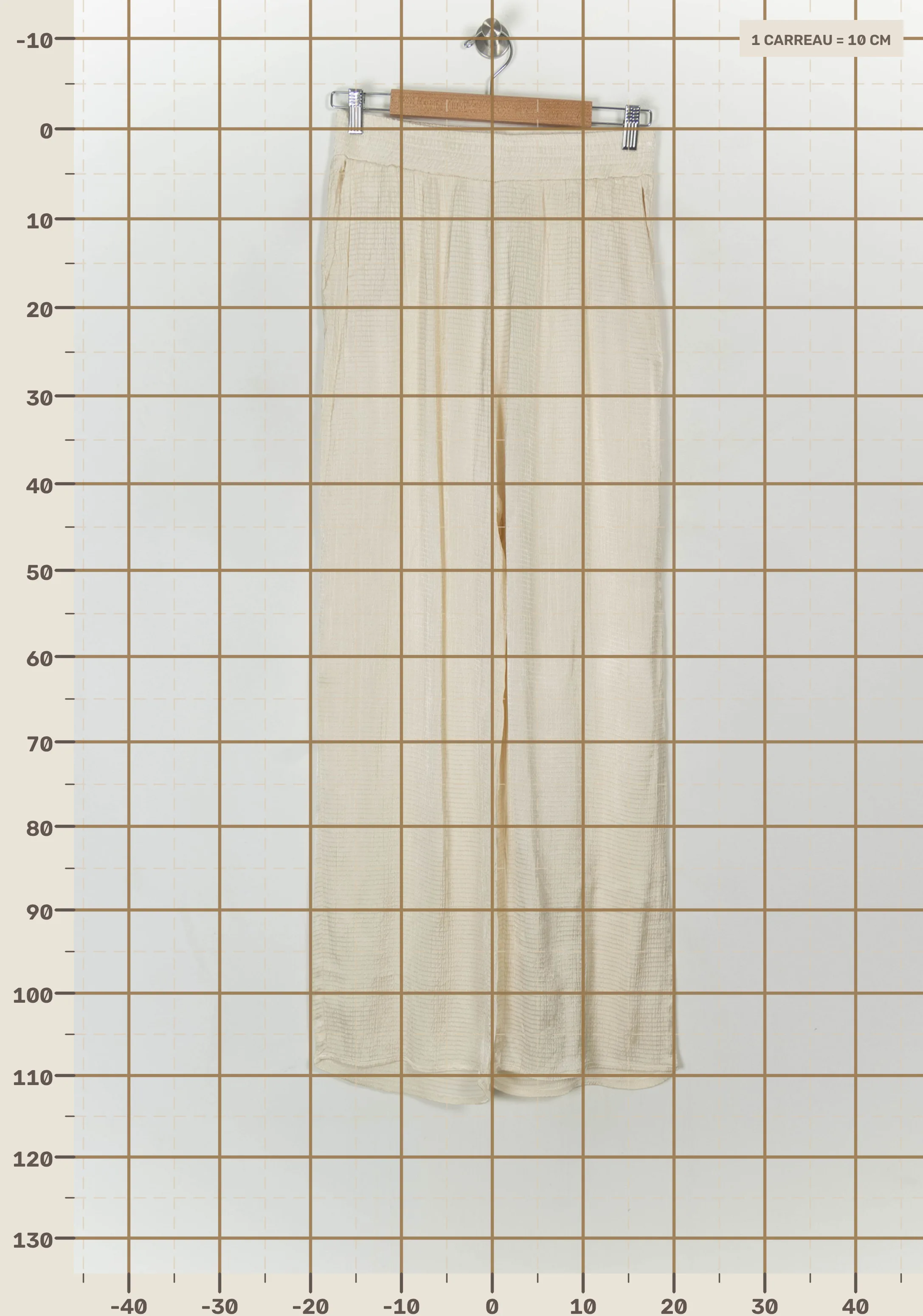 Pants ORTA - Seconde main White