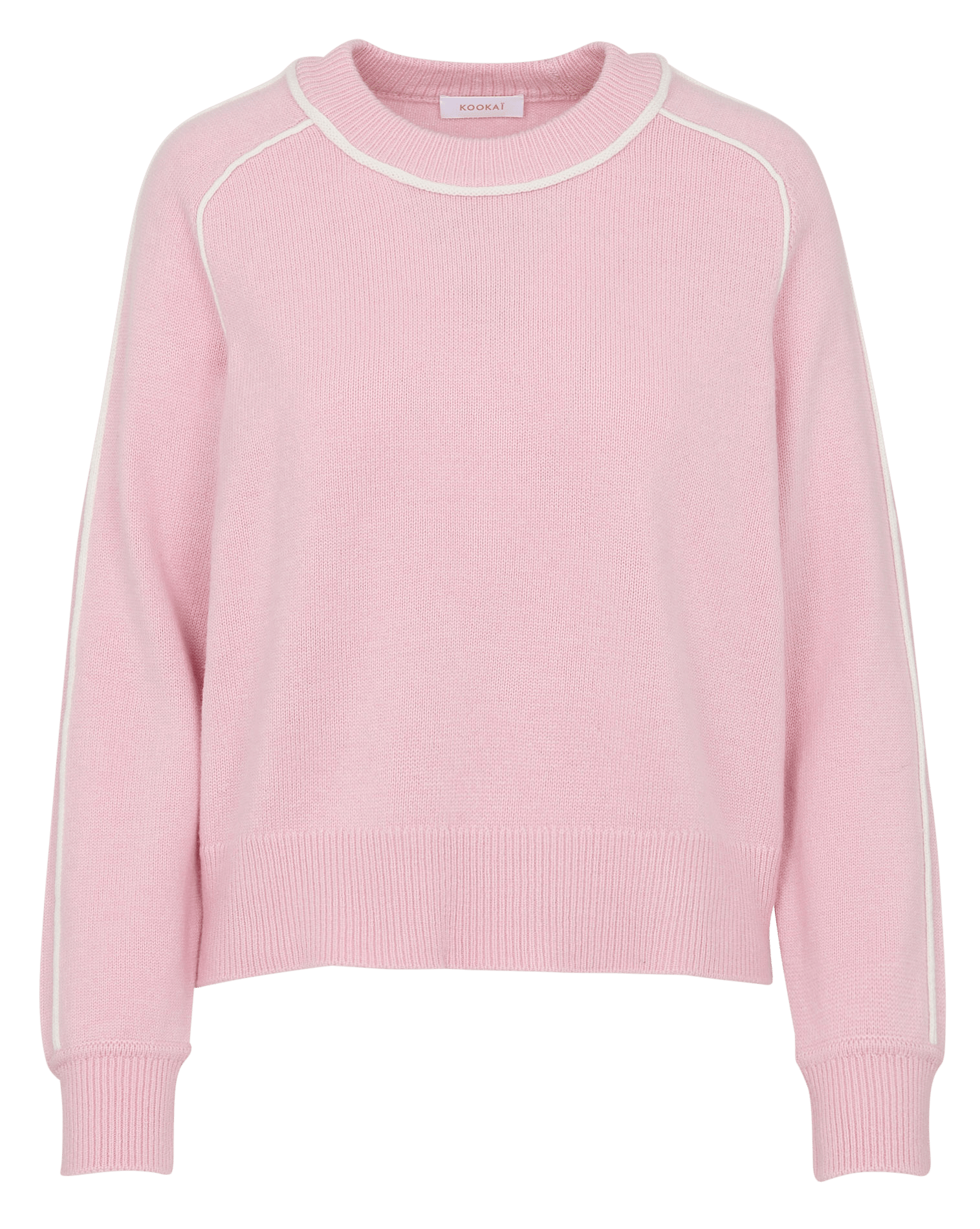 Pull droit en laine mélangée KOOKAI Rose