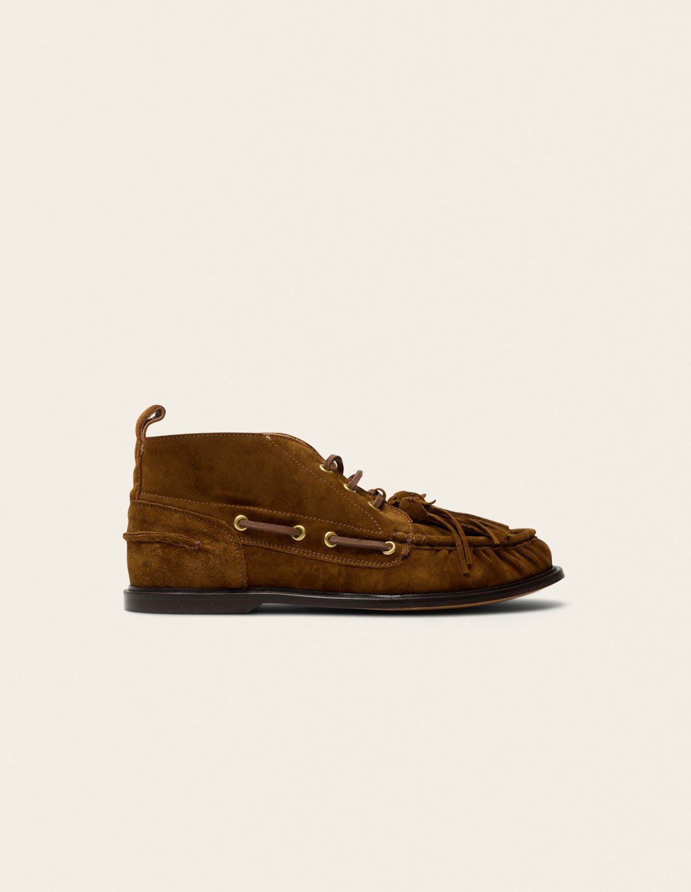 Lace-up mid-calf boots ODAJE Khaki