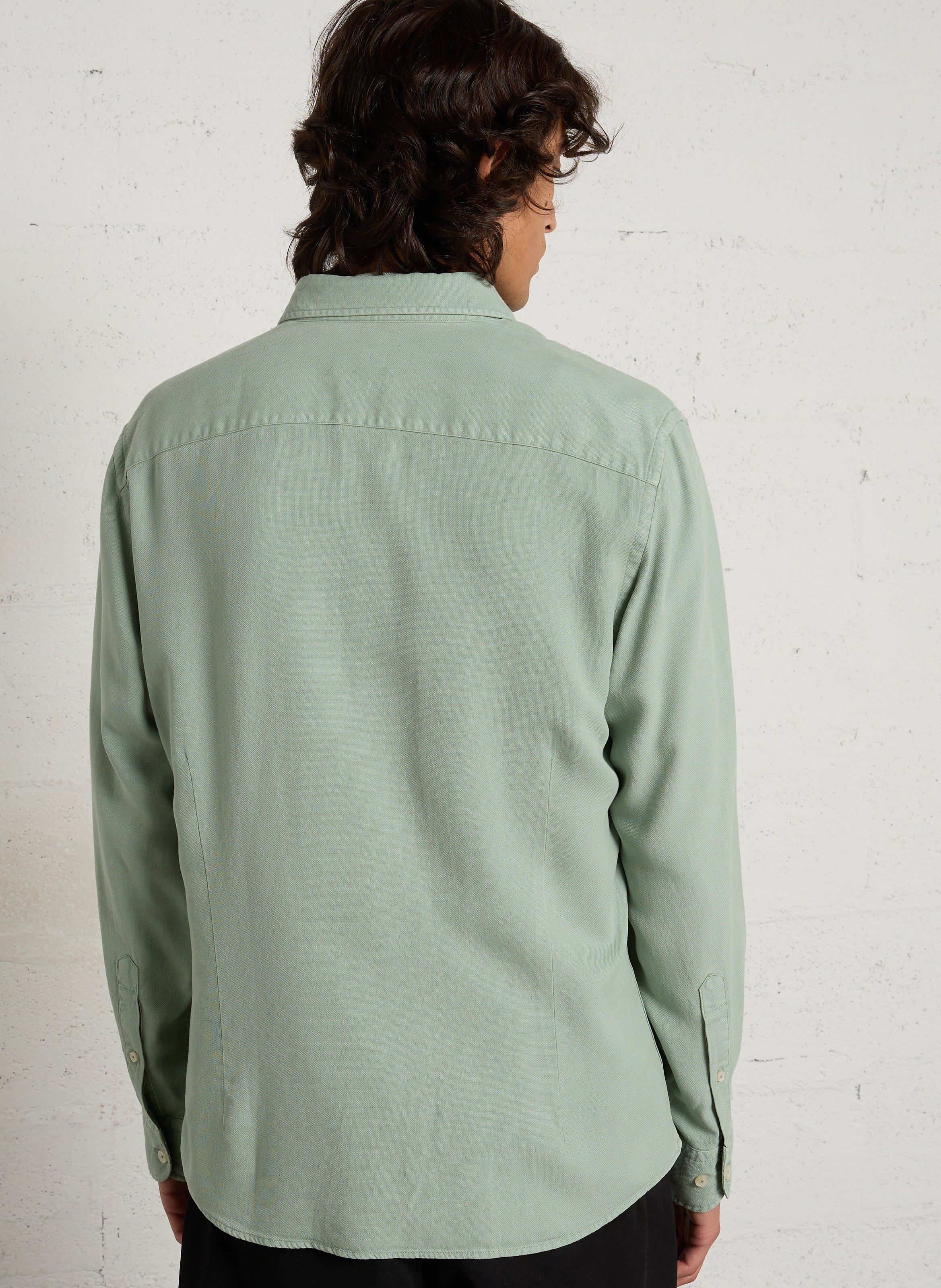 Polo droit en coton épais HACKETT Vert
