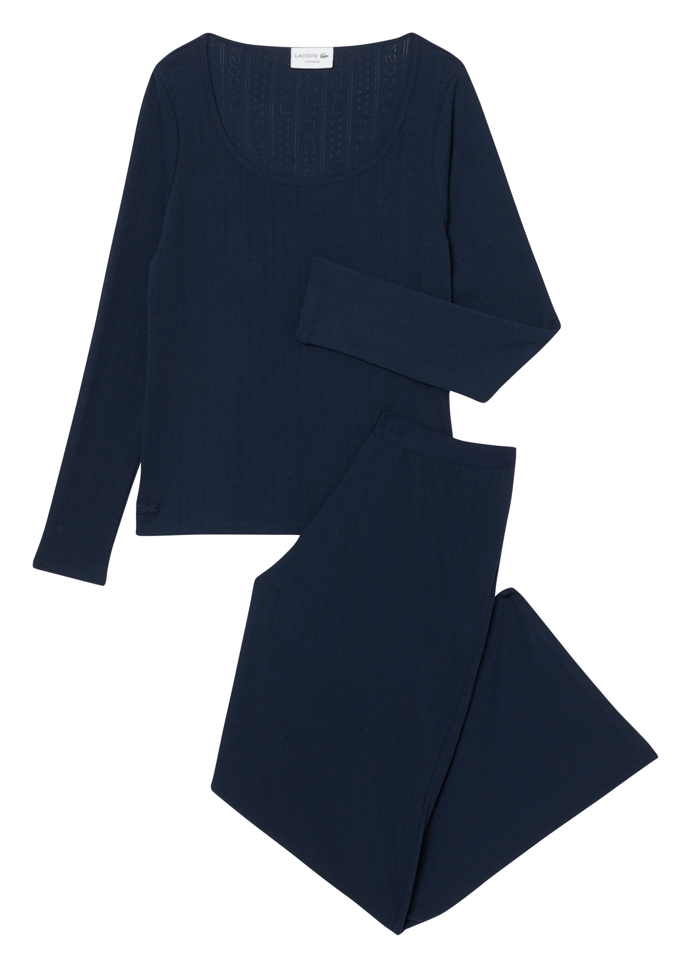 Effen pyjamaset LACOSTE Blauw