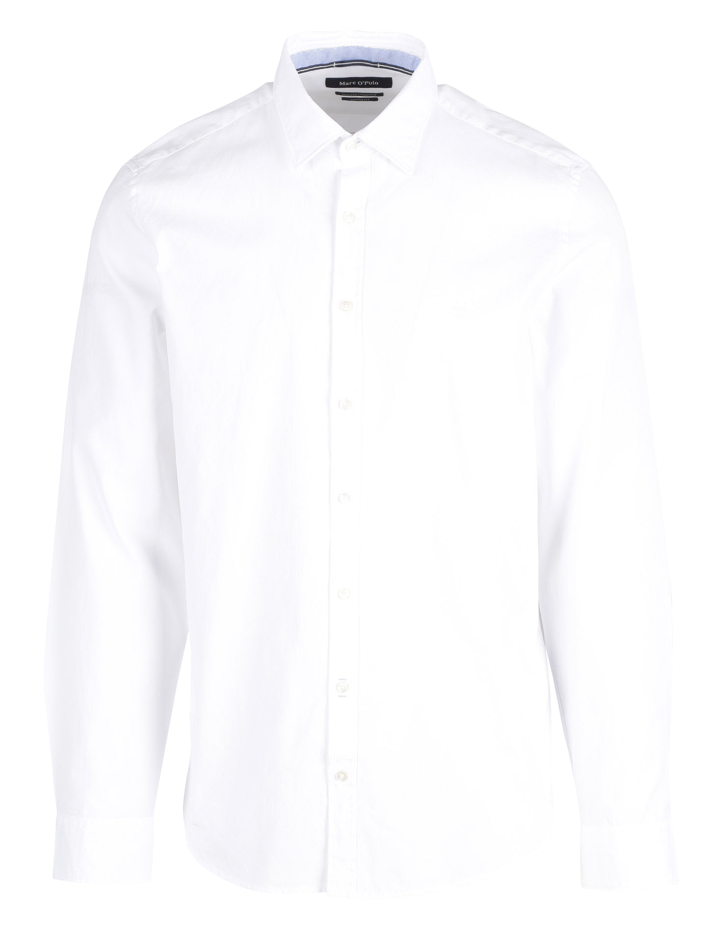 Chemise col classique shaped fit en coton MARC O'POLO Blanc