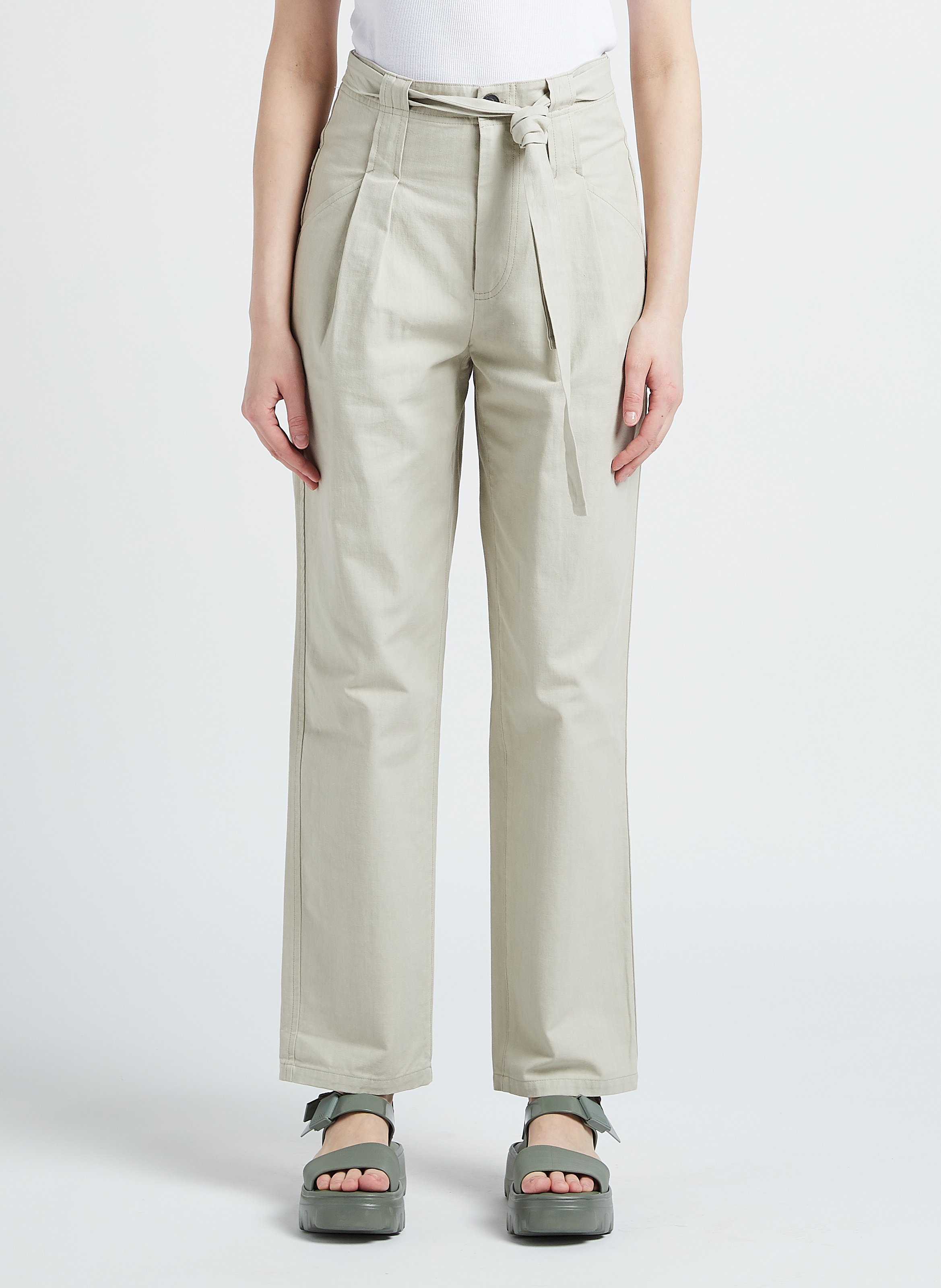 Weite Hose aus Bio-Baumwolle HUMANOID Grau