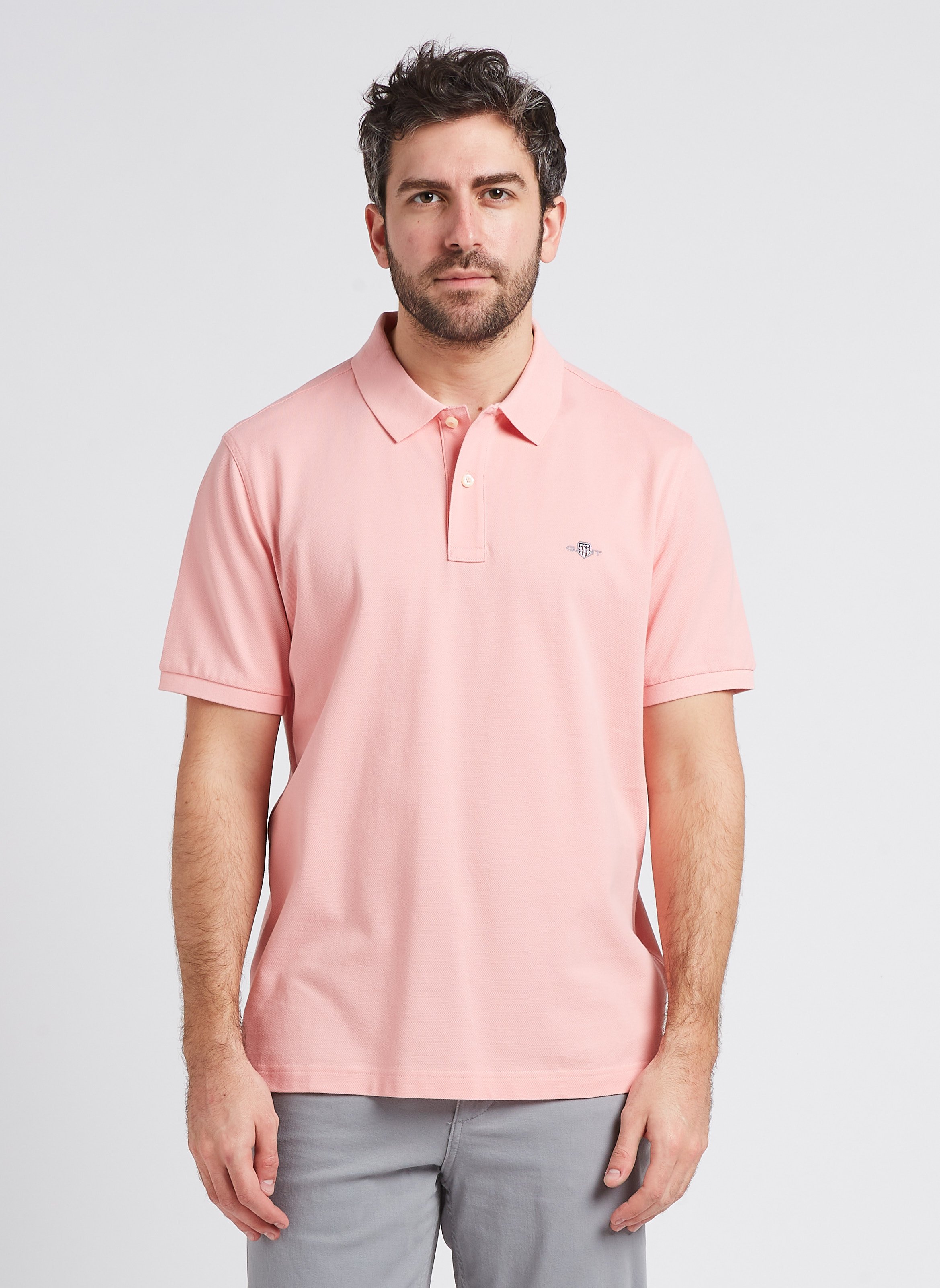 Cotton polo shirt with classic collar GANT